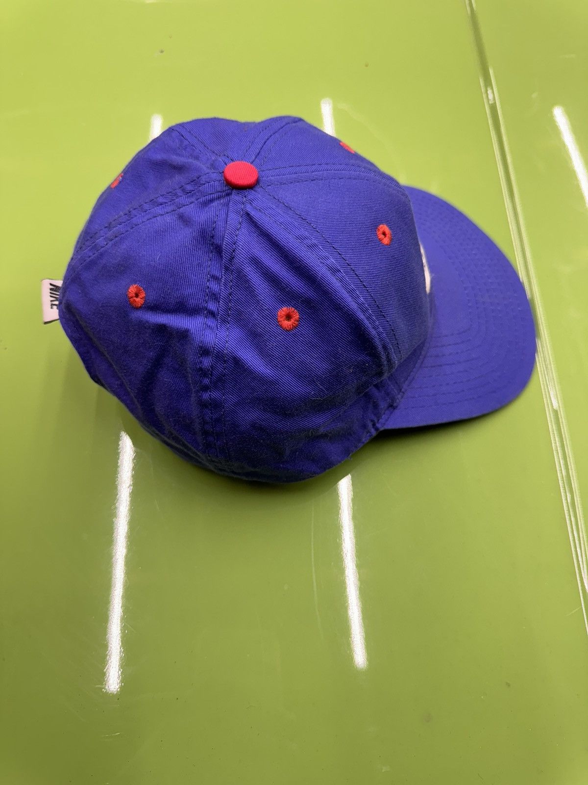 Nike × Vintage Vintage 90s Nike Swoosh SnapBack Hat Taiwan OG Size ONE SIZE - 10 Thumbnail