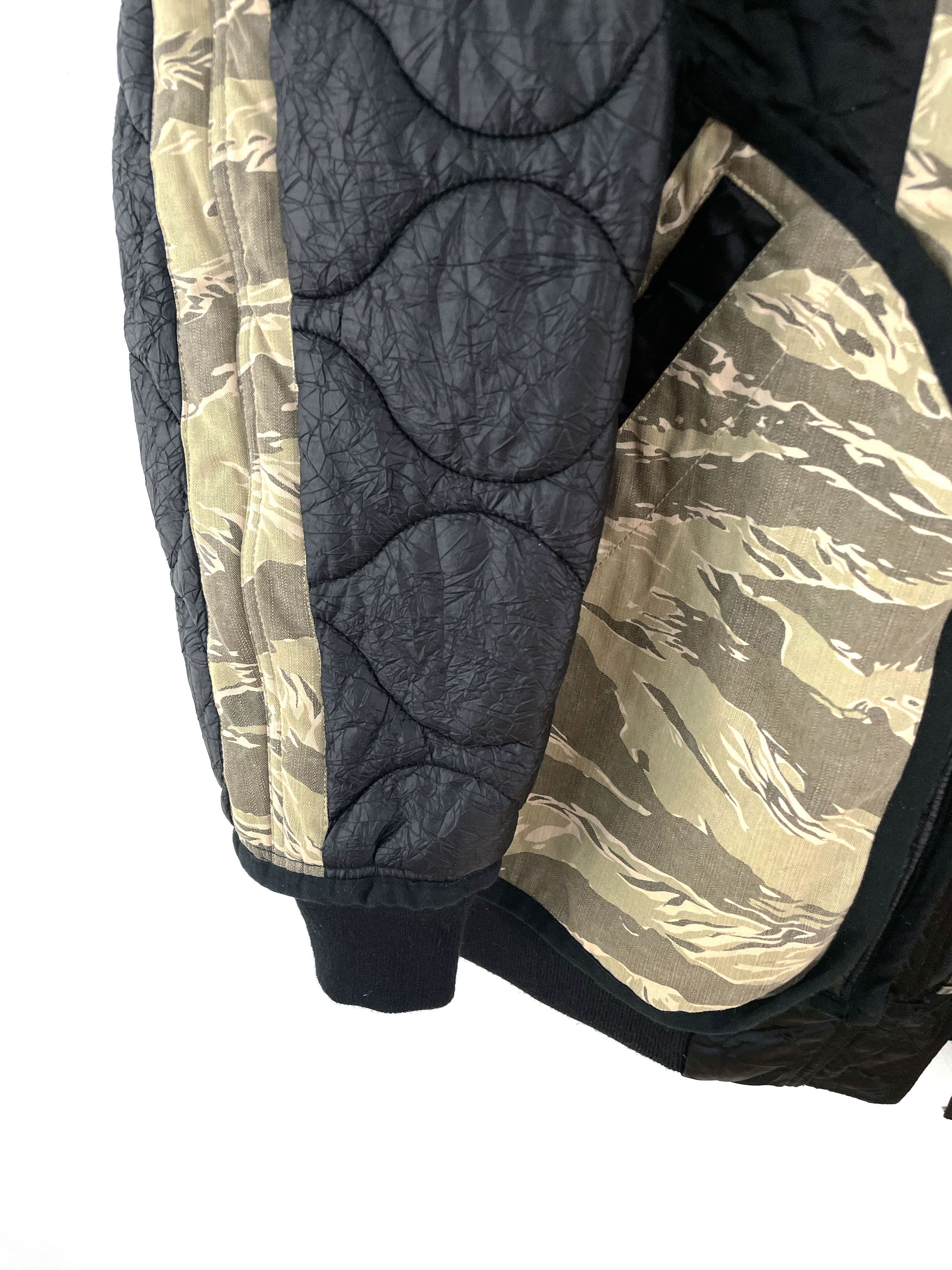 Facetasm AW18 Camo Quilted Bomber Jacket Size US XL / EU 56 / 4 - 5 Thumbnail