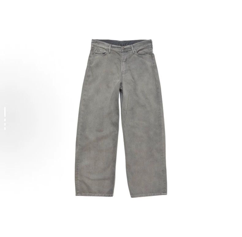 Acne Studios acne studios size:34 Solid-colored loose straight-leg jean Size 31" - 1 Thumbnail