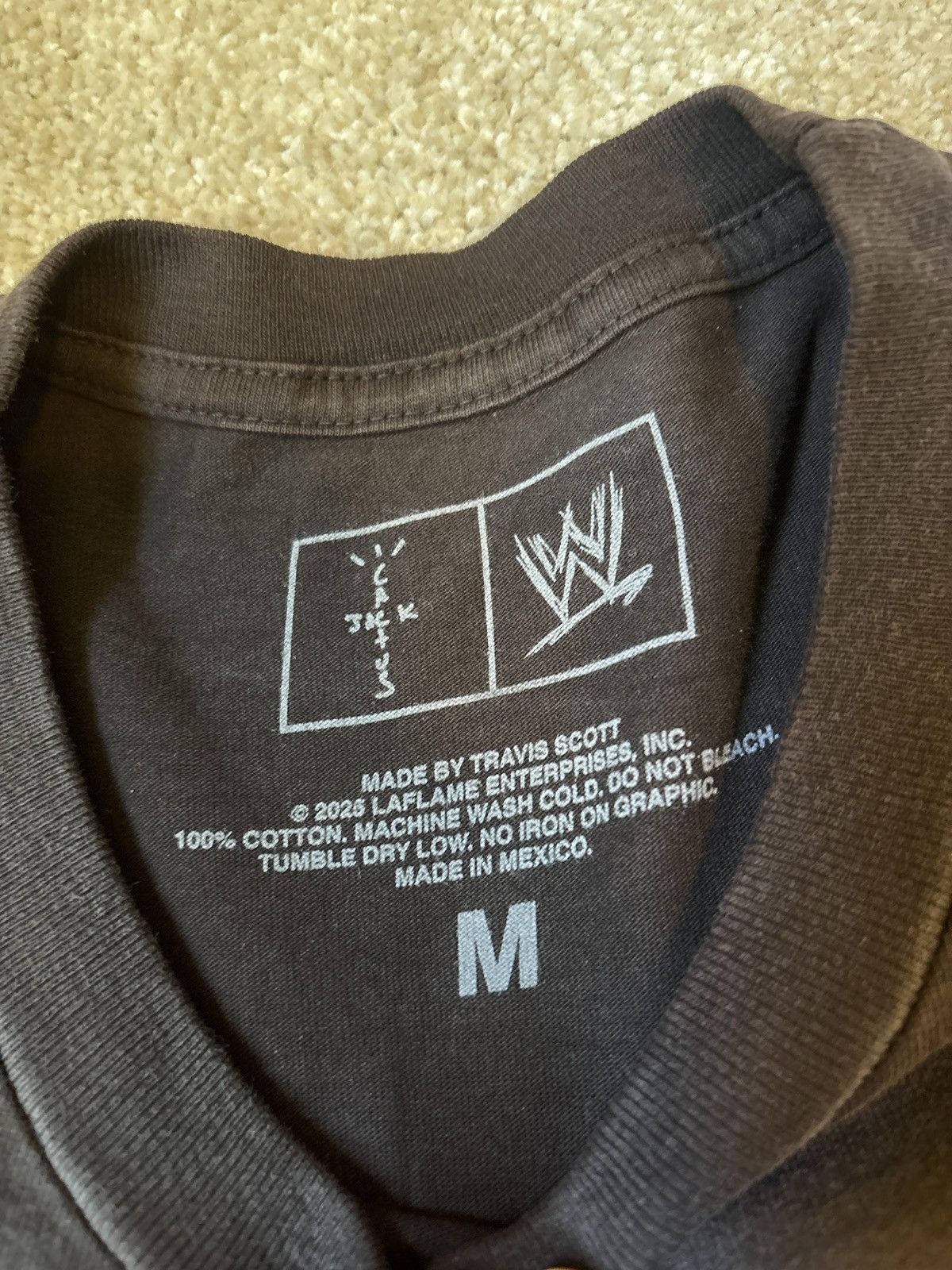 Travis Scott × WWE Travis Scott x WWE T shirt Size US M / EU 48-50 / 2 - 3 Thumbnail