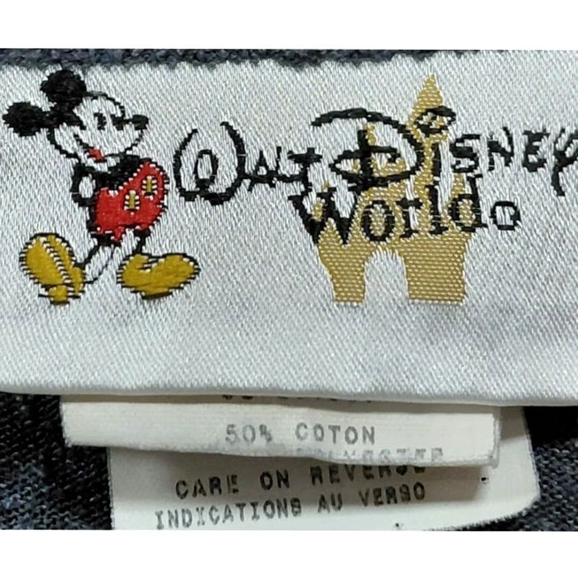 Disney Walt Disney World Shirt Mens XL Gray Mickey Mouse Graphic Print Knit Men Size Size US XL / EU 56 / 4 - 5 Thumbnail