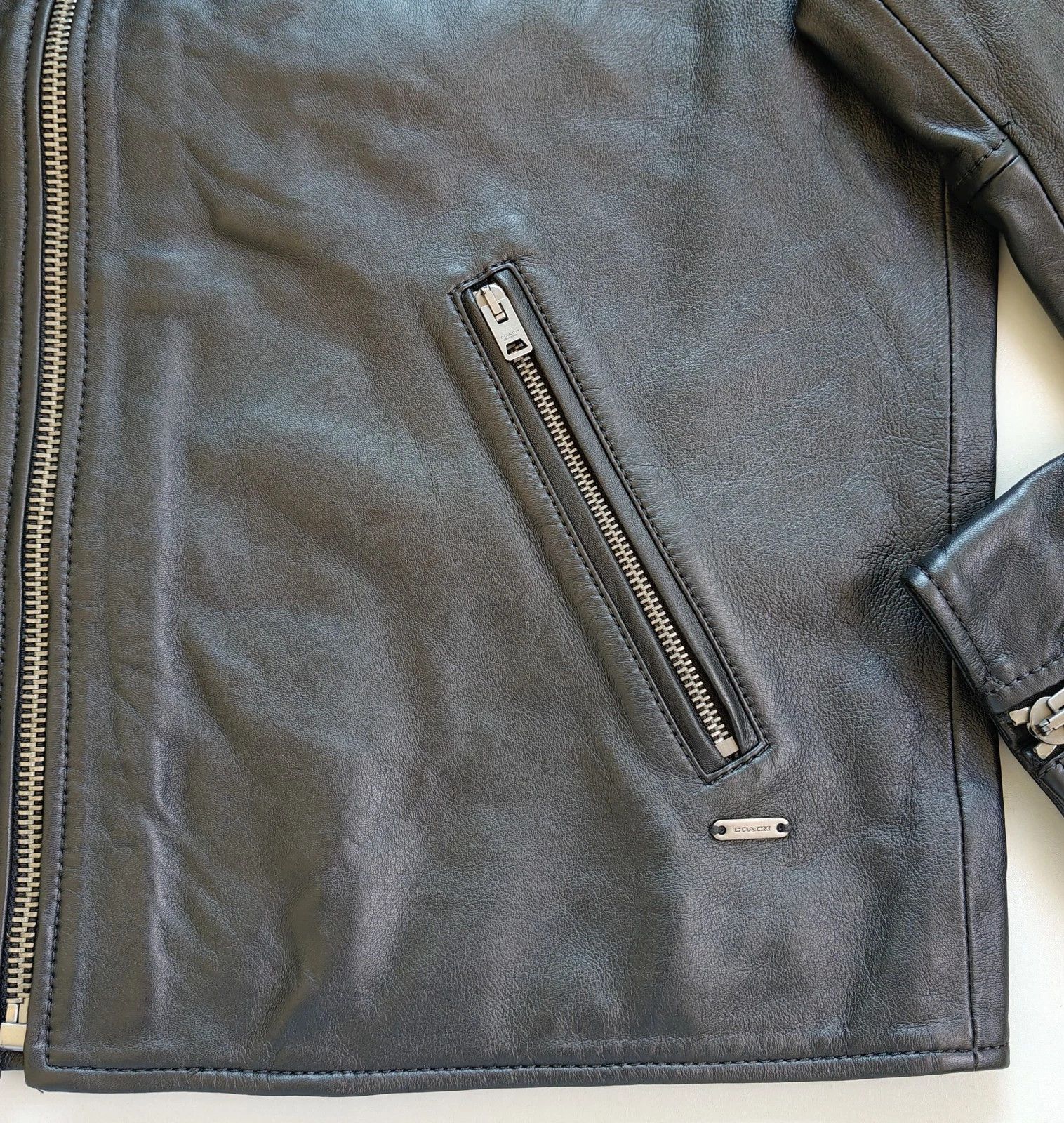Coach Coach Leather Racer Jacket FTP 5072 Size US XL / EU 56 / 4 - 6 Thumbnail