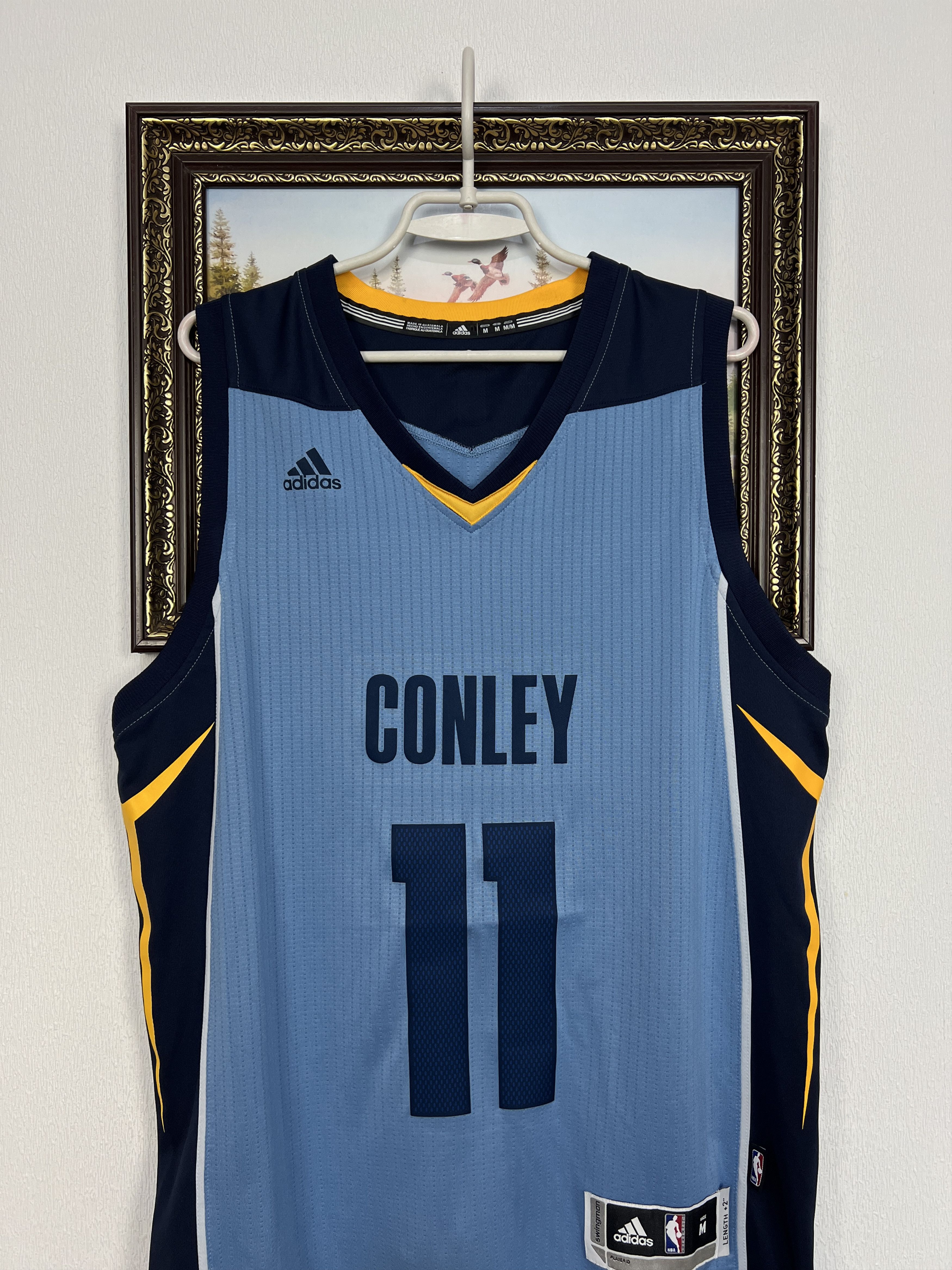 Adidas Adidas Memphis Grizzlies Mike Conley Blue Jersey NBA Shirt Size US M / EU 48-50 / 2 - 2 Thumbnail