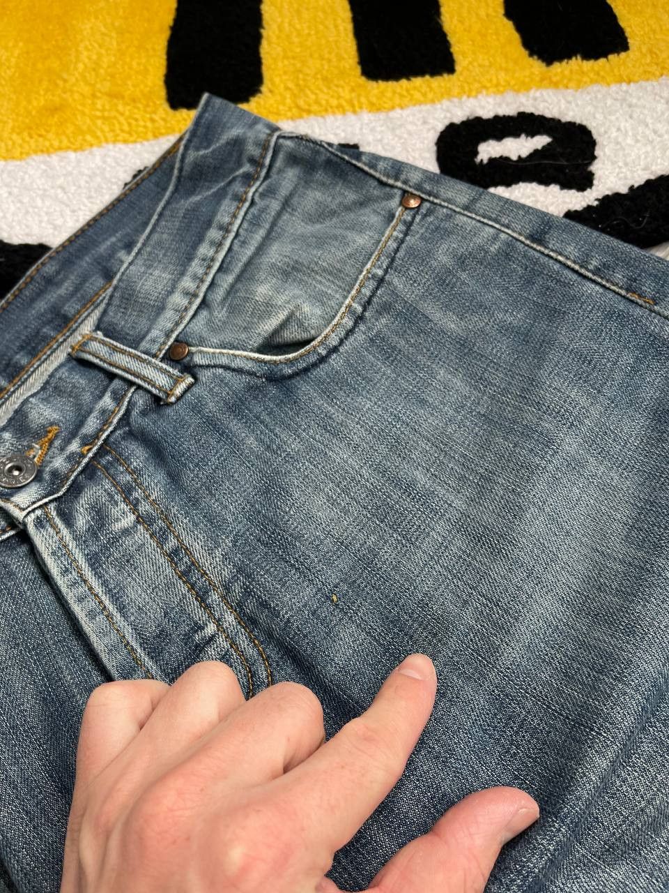 Diesel × Streetwear × Vintage vintage diesel big logo blue denim jeans y2k Size US 32 / EU 48 - 13 Thumbnail