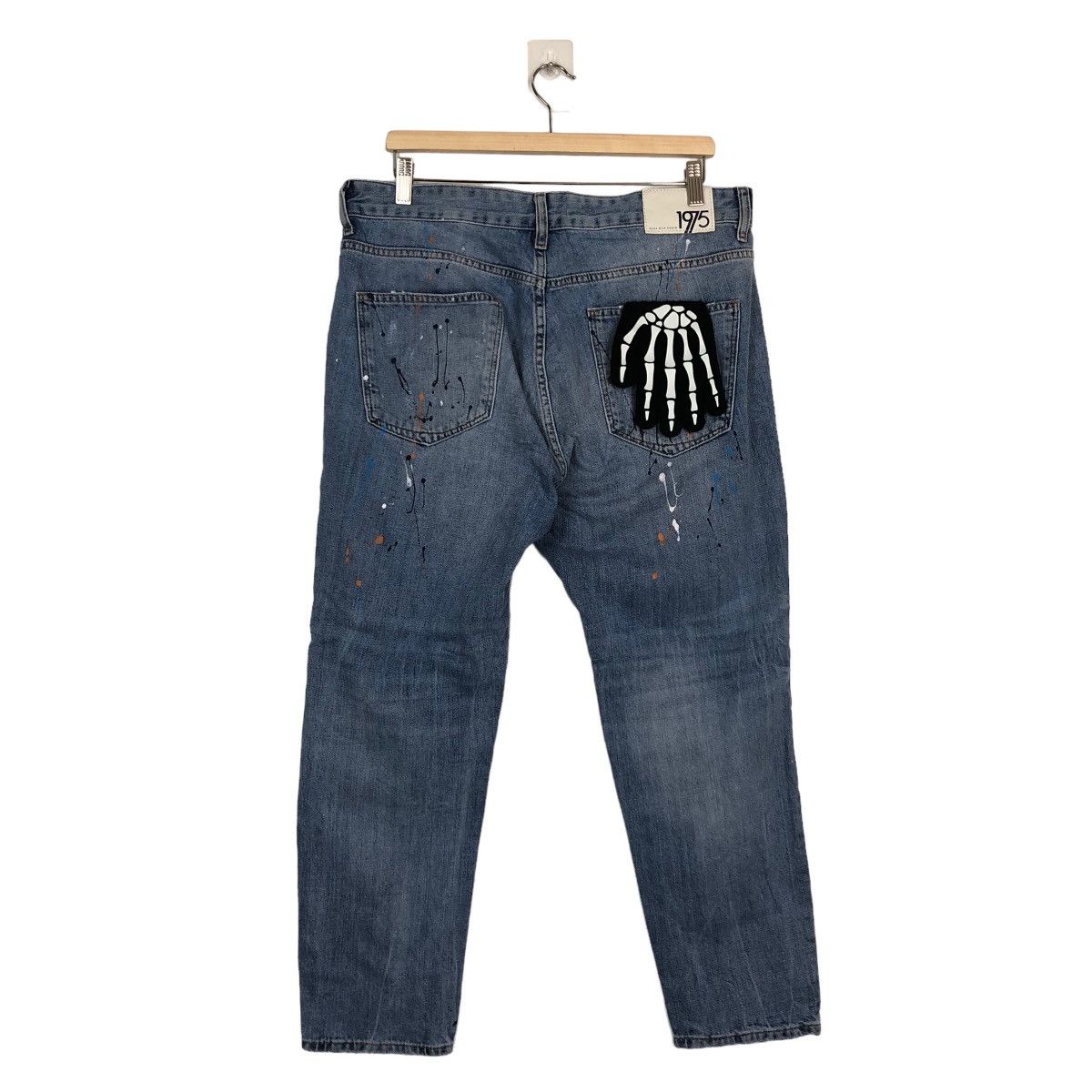 Japanese Brand 🔥RARE DISTRESSED DENIM JEANS ZARA DESIGNER Size US 34 / EU 50 - 6 Thumbnail