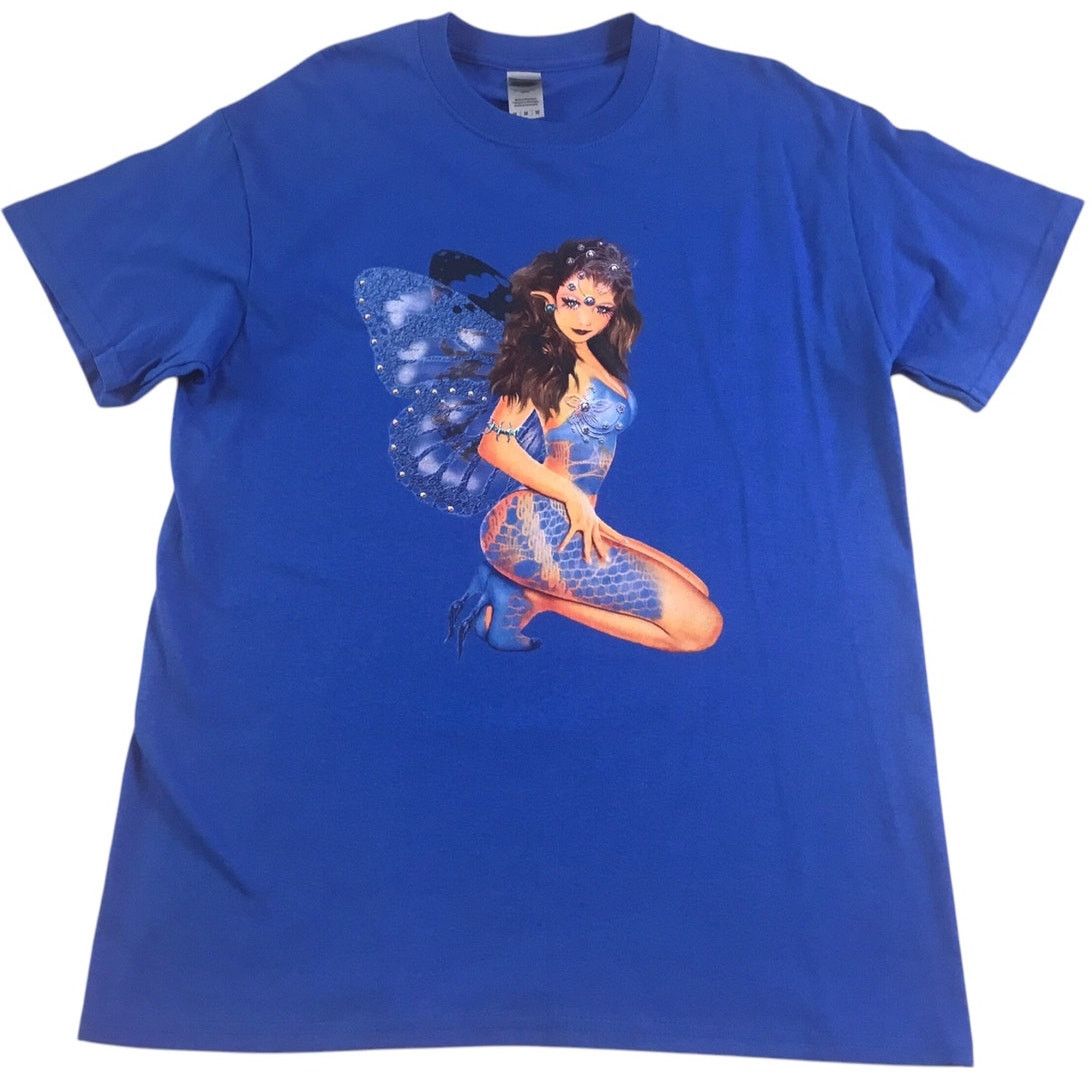 Gildan Fairy Royal Blue Bejeweled Beautiful Fairy Size Medium NWOT Size M / US 6-8 / IT 42-44 - 1 Thumbnail