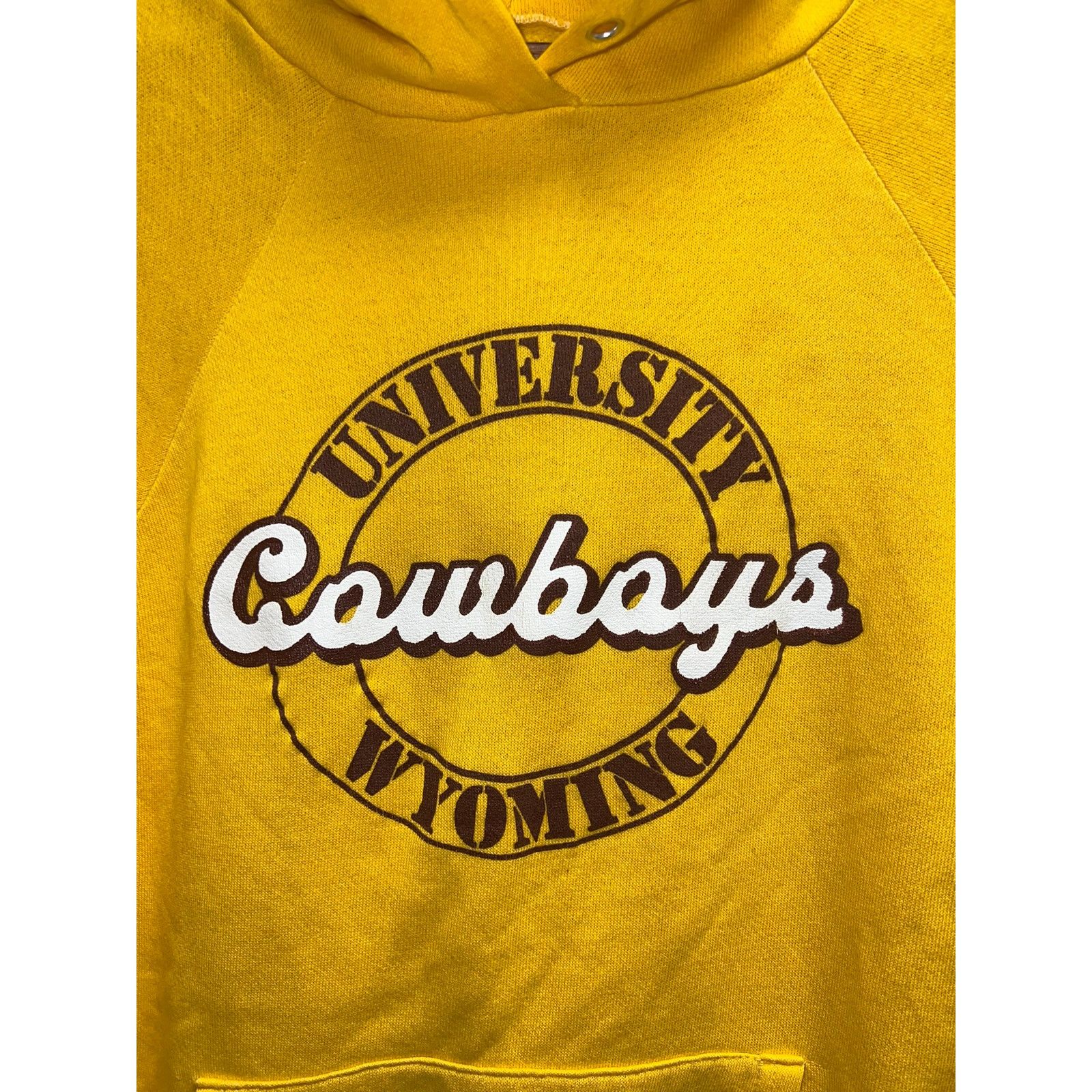Vintage Vintage University Of Wyoming Hoodie Cowboys College 80s L Size US L / EU 52-54 / 3 - 2 Thumbnail