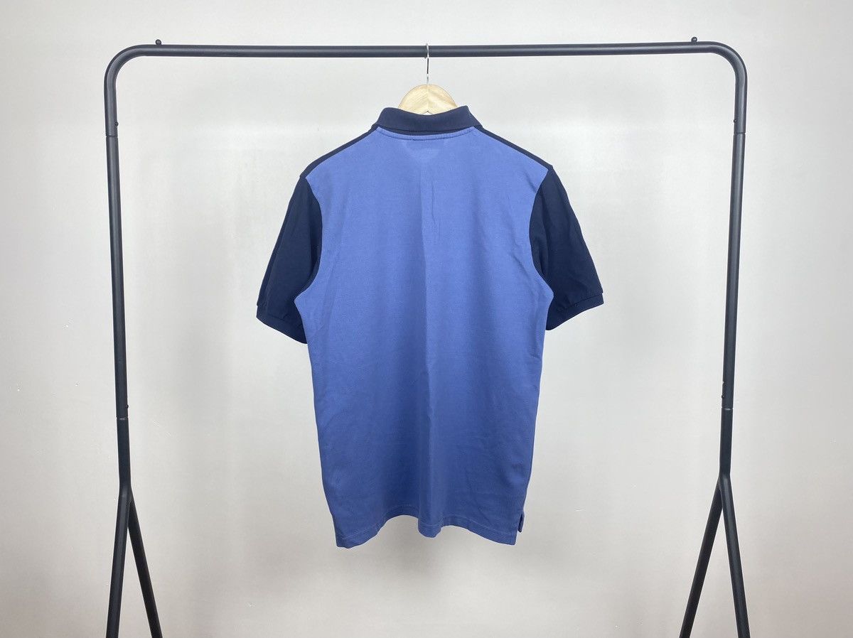 Saint Laurent Paris Yves Saint Laurent Striped Polo Shirt Big Logo YSL Preppy Size US M / EU 48-50 / 2 - 2 Thumbnail