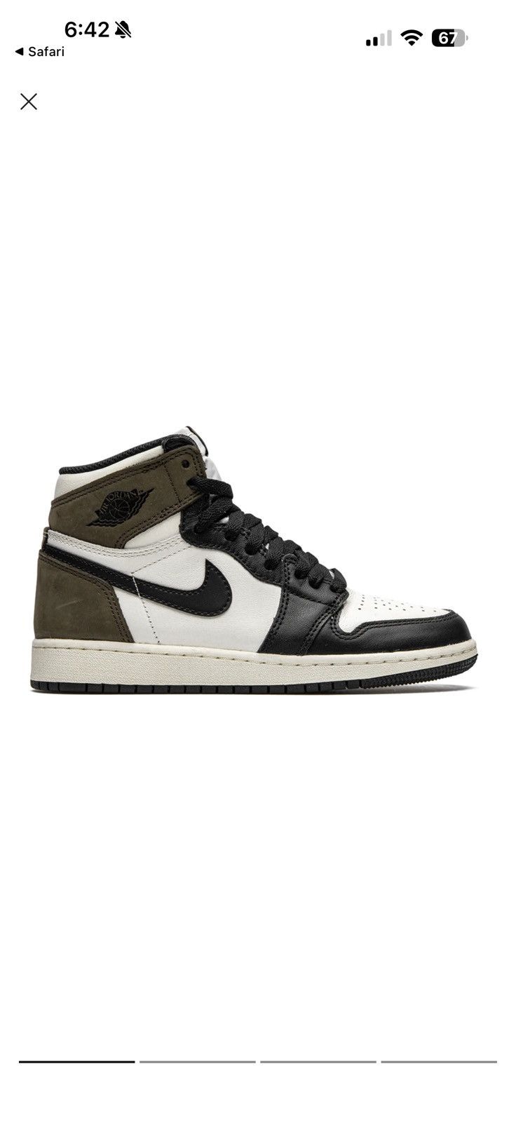 Jordan Brand Nike Air Jordan 1 Mocha Size US 11 / EU 44 - 1 Thumbnail