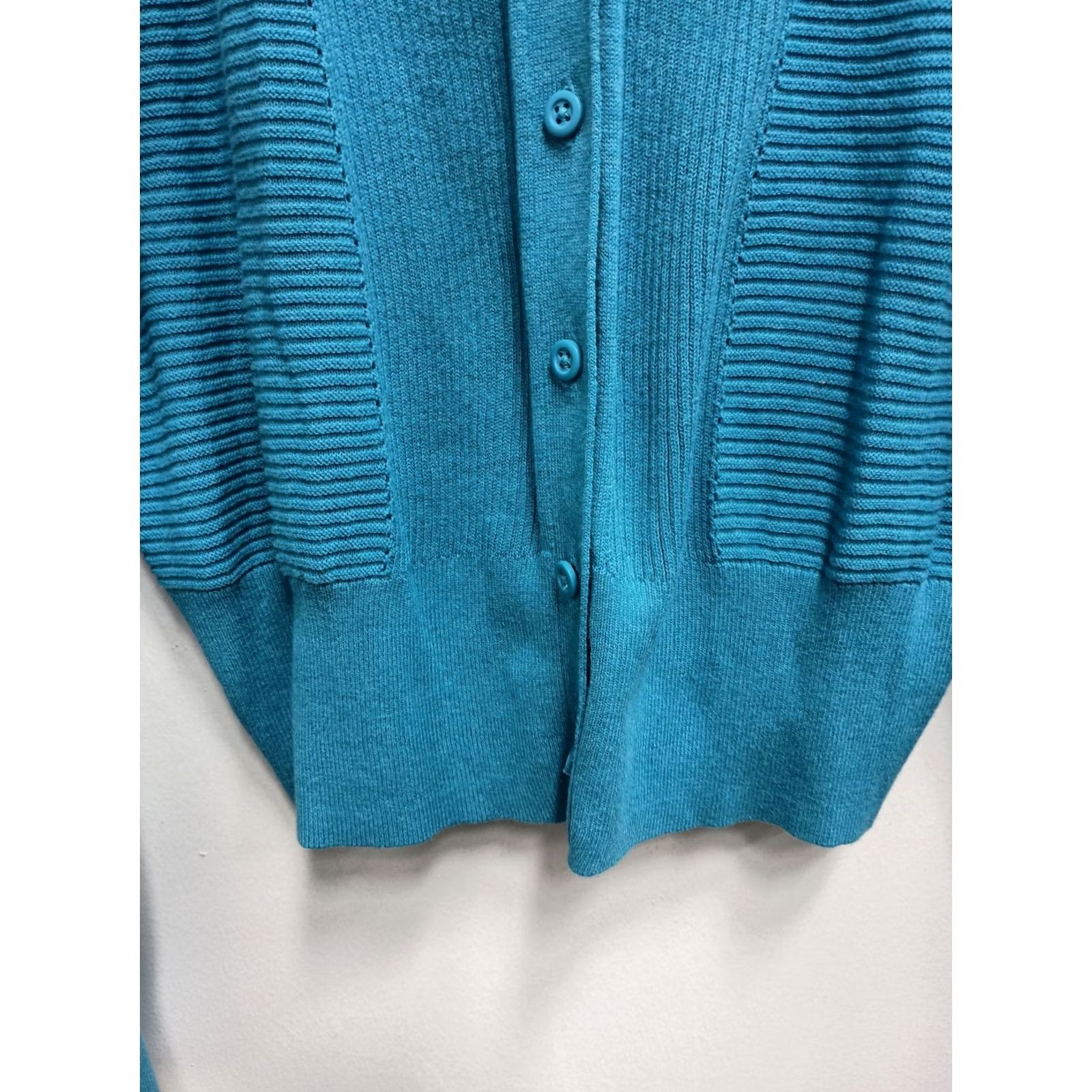 Vintage Cabi Cap Womens XL Blue Darby Cardigan Preppy Office Capsule Button front Size XL / US 12-14 / IT 48-50 - 4 Thumbnail