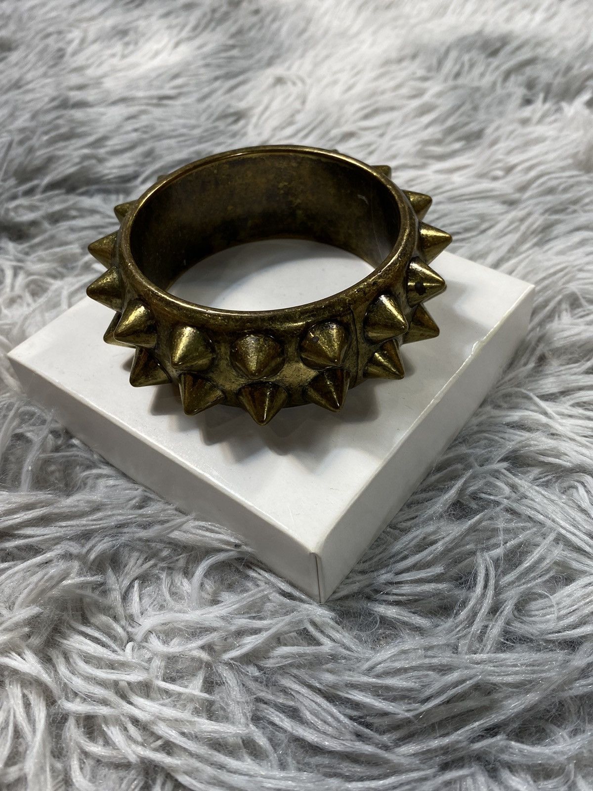 Jewelry Vintage Brass Spike Bangle | Japanese Brand Size ONE SIZE - 3 Thumbnail