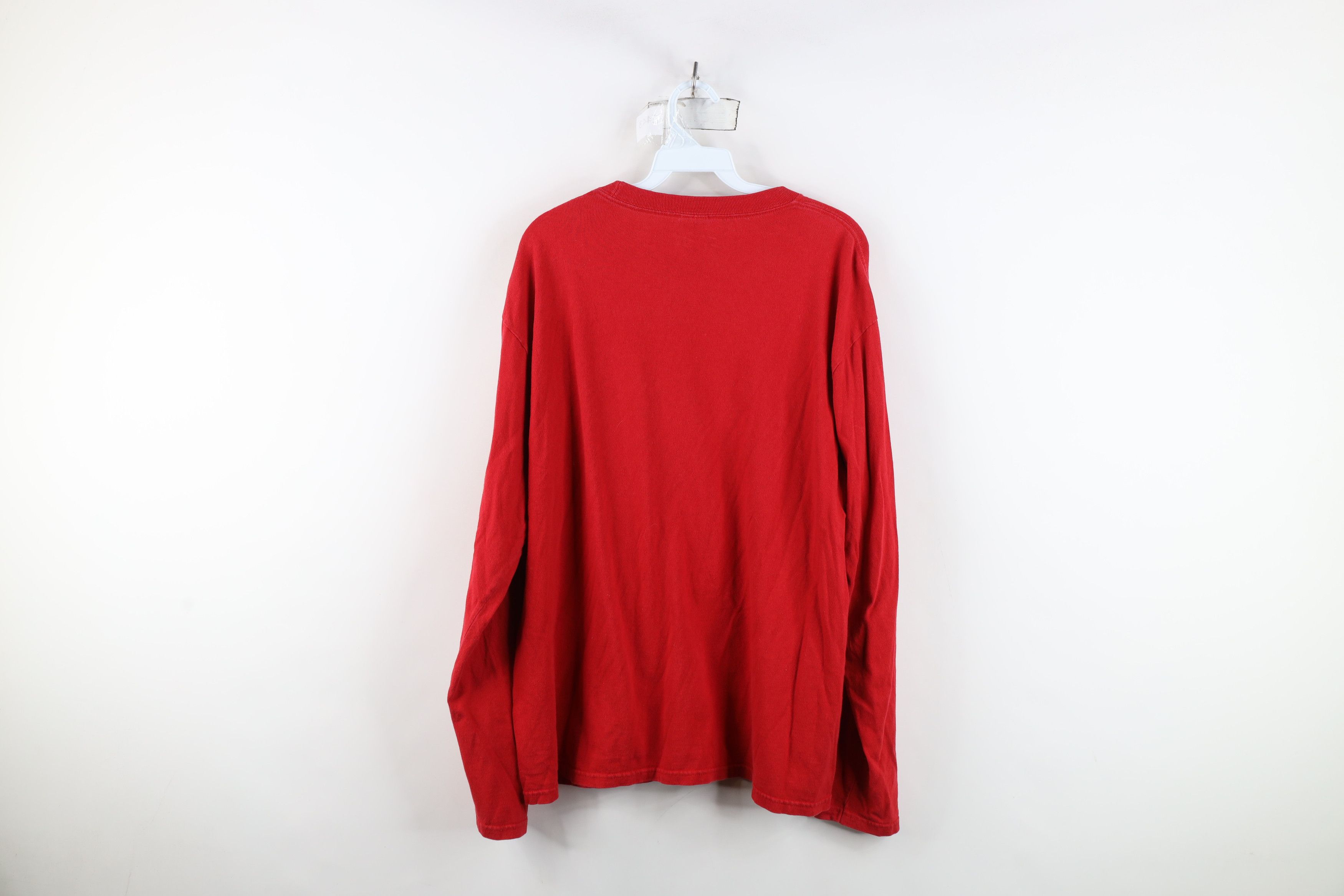 Nautica Vintage 90s Nautica Spell Out Long Sleeve T-Shirt Red Size US M / EU 48-50 / 2 - 13 Thumbnail