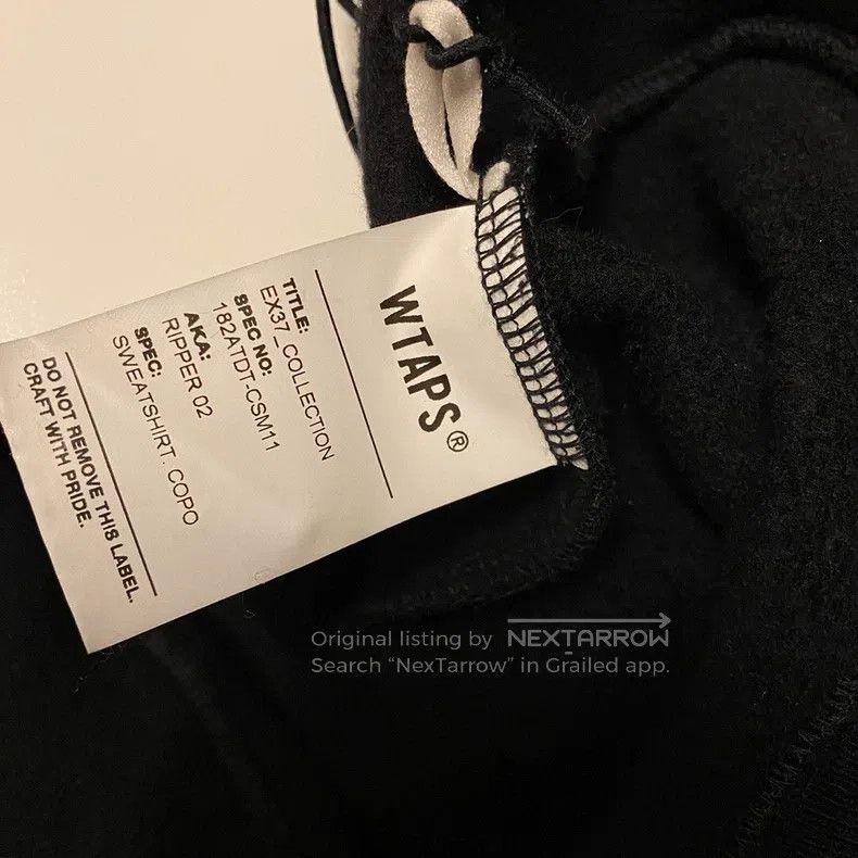 Wtaps Wtaps Bone Stitch Hoodie Size US M / EU 48-50 / 2 - 3 Thumbnail
