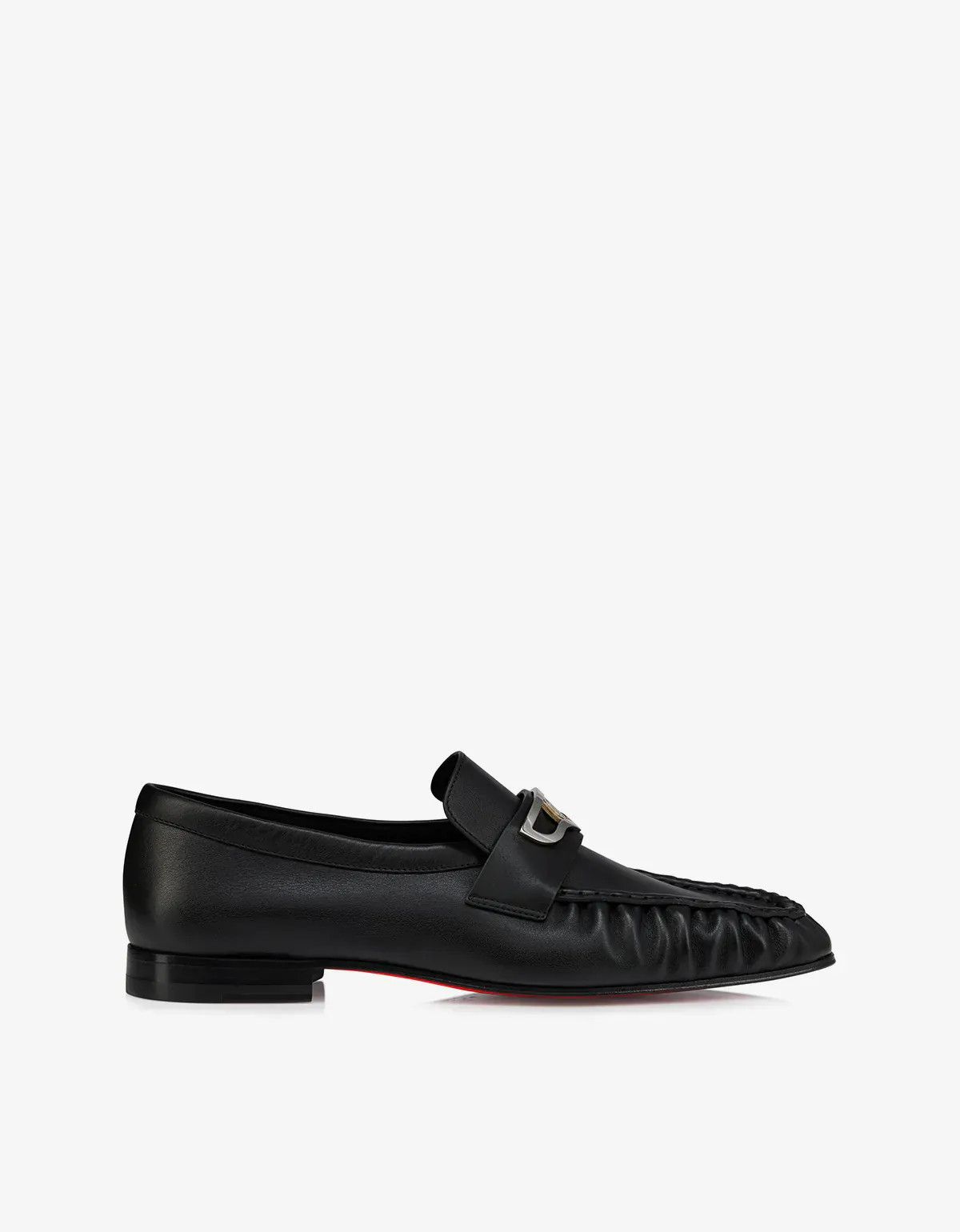 Christian Louboutin Christian Louboutin Black Mocallista Loafers Size US 10.5 / EU 43-44 - 2 Thumbnail
