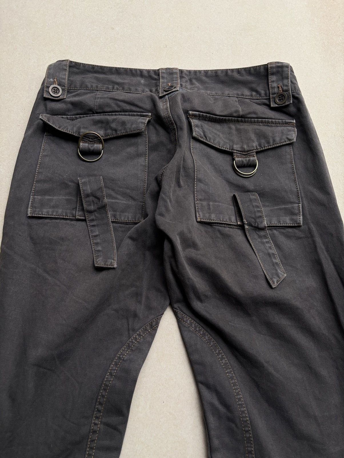 Tete Homme ЖИЗНЬ lace up flare cargo pants Size US 29 - 6 Thumbnail