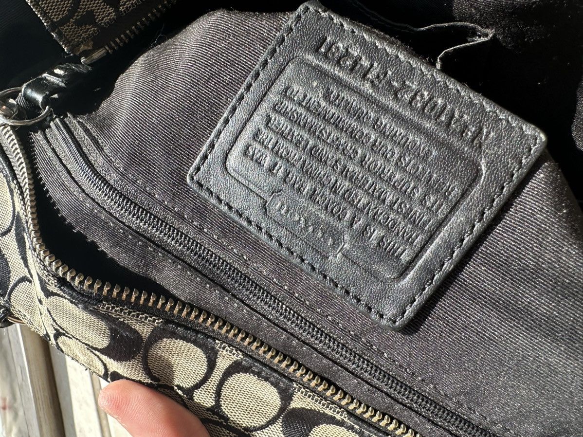 Coach × Vintage 🚨Coach MONOGRAM Madison Signature Logo Shoulder Purse BROWN Size ONE SIZE - 17 Thumbnail