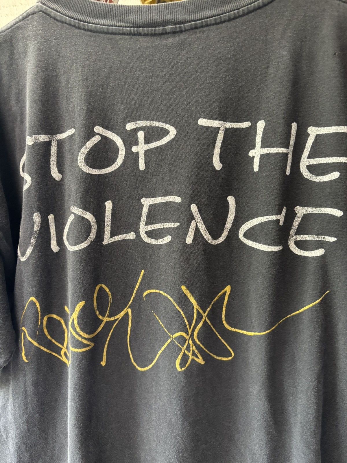 Rap Tees Tupac stop the violence 1997 Size US XL / EU 56 / 4 - 7 Thumbnail