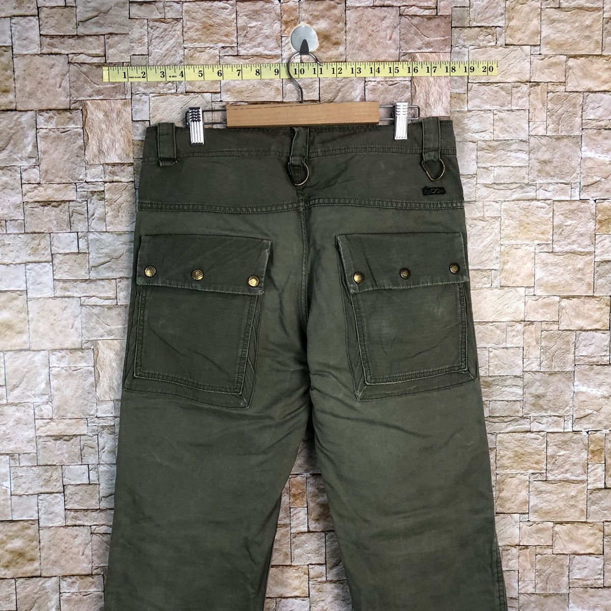 Diesel Diesel Green Cargo Multipocket Pants #A353 Size US 31 - 17 Thumbnail