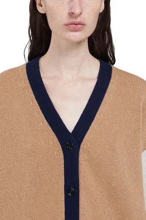 Marni o1w1db10125 Colorblock Cashmere Cardigan in Multicolor Size S / US 4 / IT 40 - 4 Thumbnail