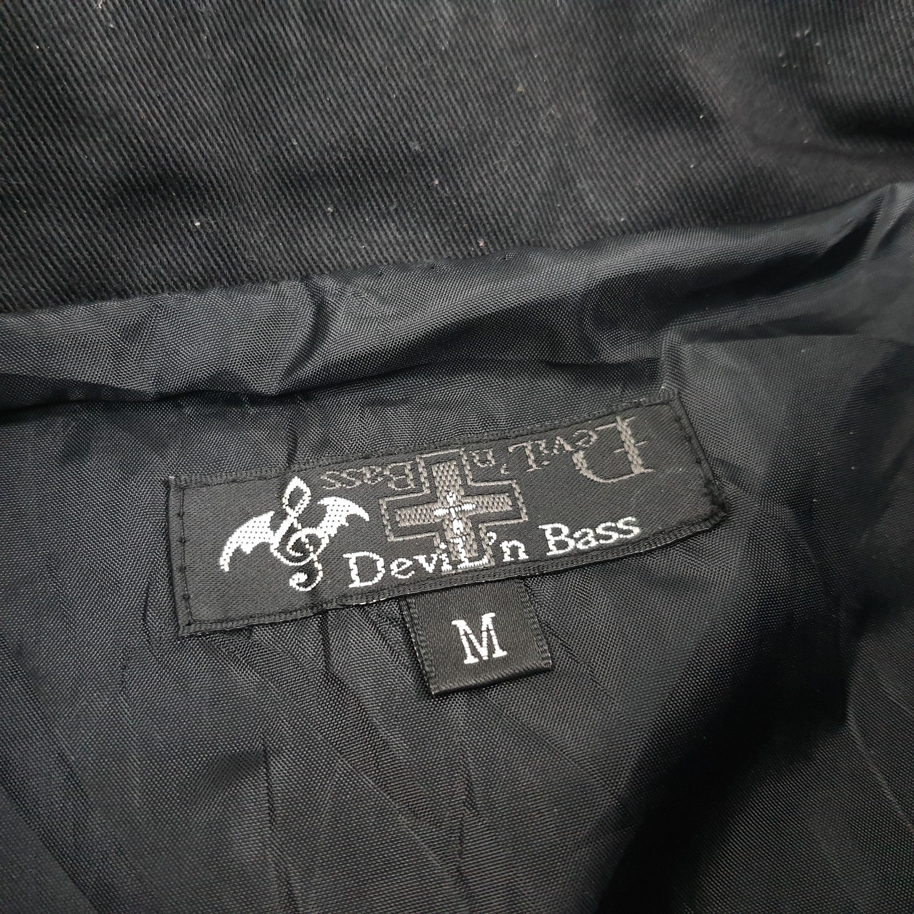 Japanese Brand Vintage Devil n Bass Punk Custom Logo Jacket C215N9 Size US XS / EU 42 / 0 - 4 Thumbnail