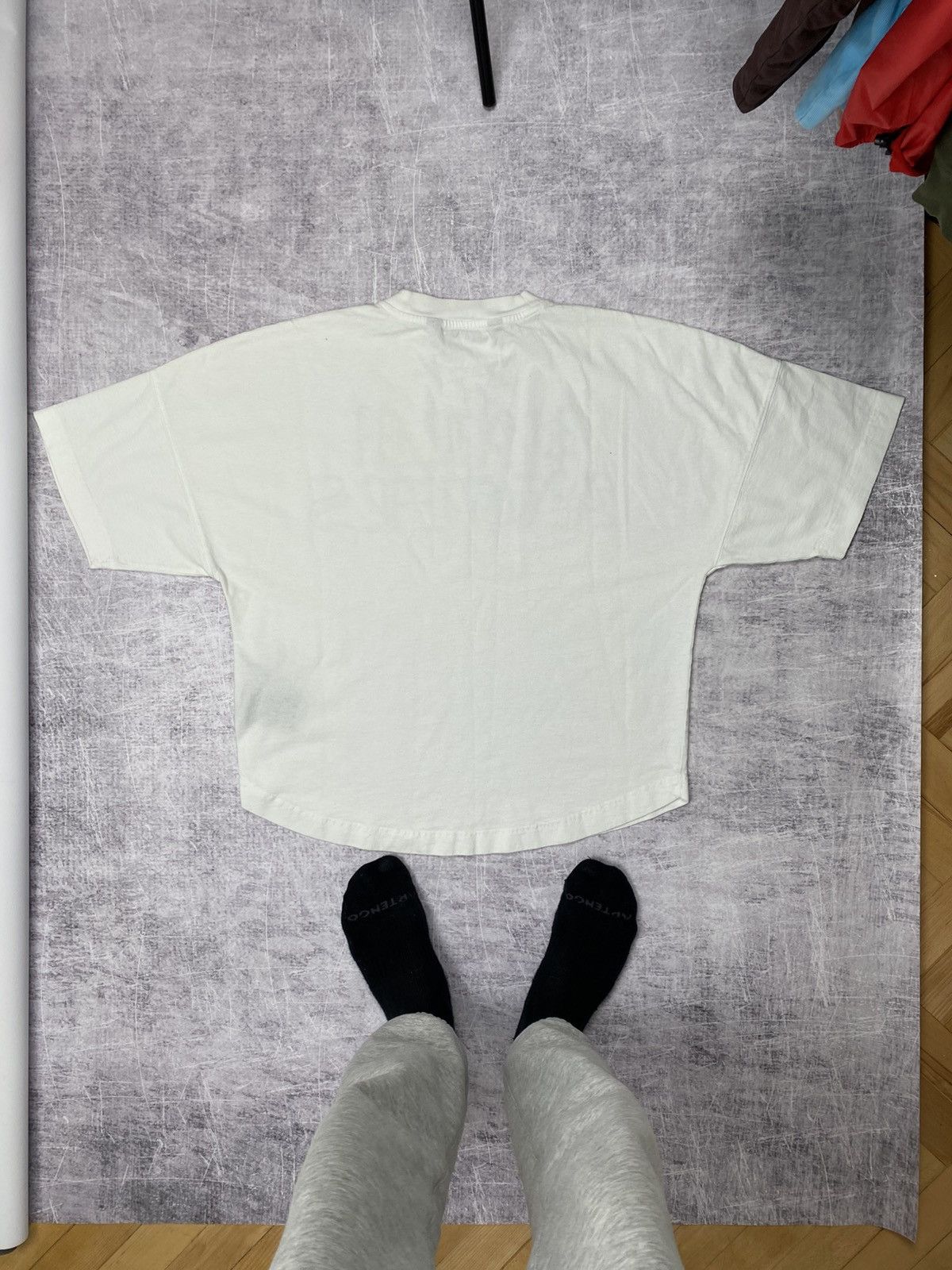 Palm Angels Oversized white shiny logo tee by Palm Angels Size US S / EU 44-46 / 1 - 3 Thumbnail