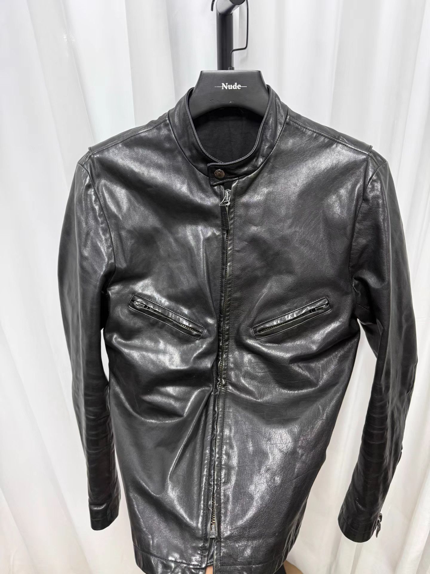 Helmut Lang Helmut Lang 04SS Archive Inverted Zipper Biker Jacket K20 Size US S / EU 44-46 / 1 - 4 Thumbnail