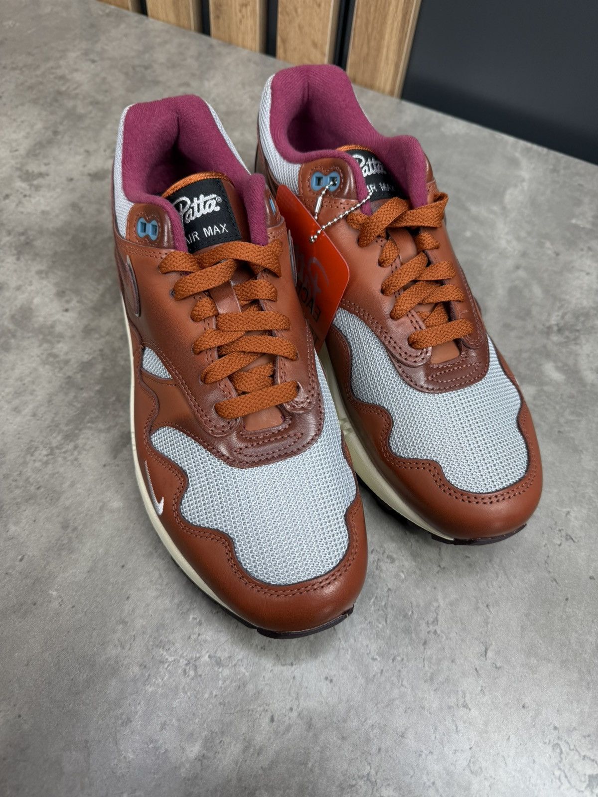 Nike Nike Air Max 1 Patta The Next Wave Dark Russet Size US 10 Size US 10 / EU 43 - 3 Thumbnail