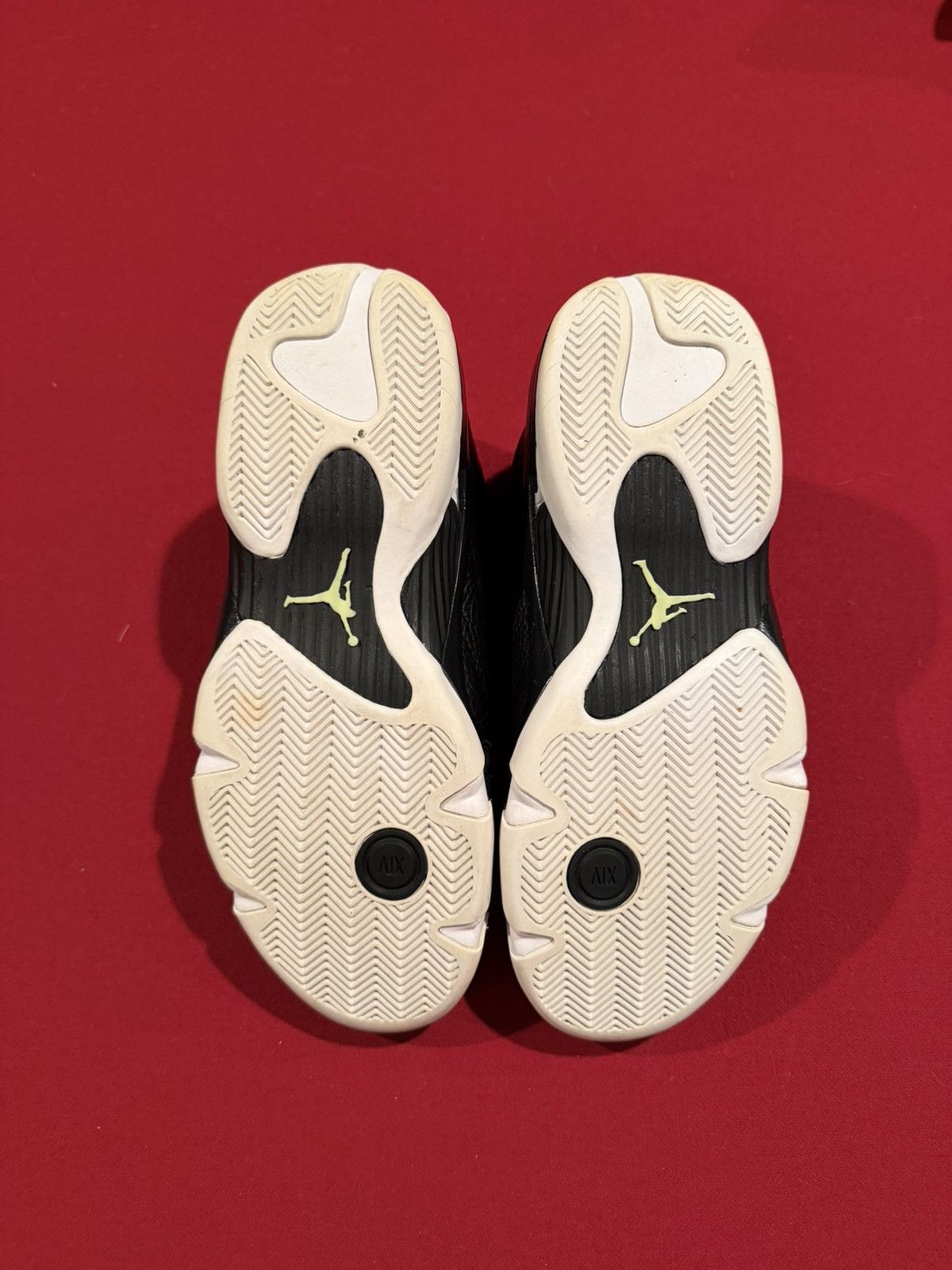 Jordan Brand Air Jordan 14 Retro Indiglo 2016 Size 12 – OG Black Green Size US 12 / EU 45 - 5 Thumbnail