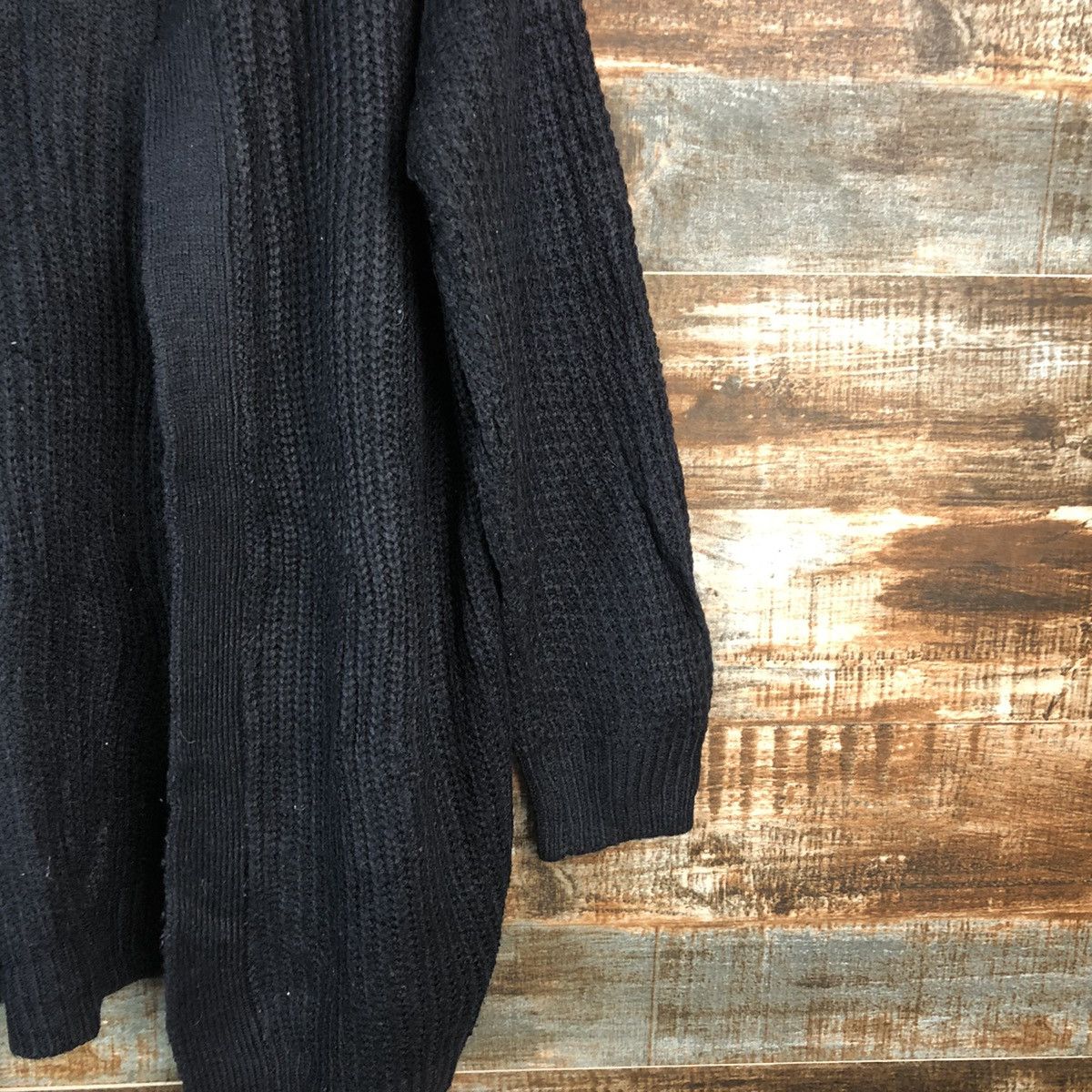 Homespun Knitwear Gantiel Dark Blue Cardigan Hoodie Knitwear #A1816 Size US M / EU 48-50 / 2 - 8 Thumbnail