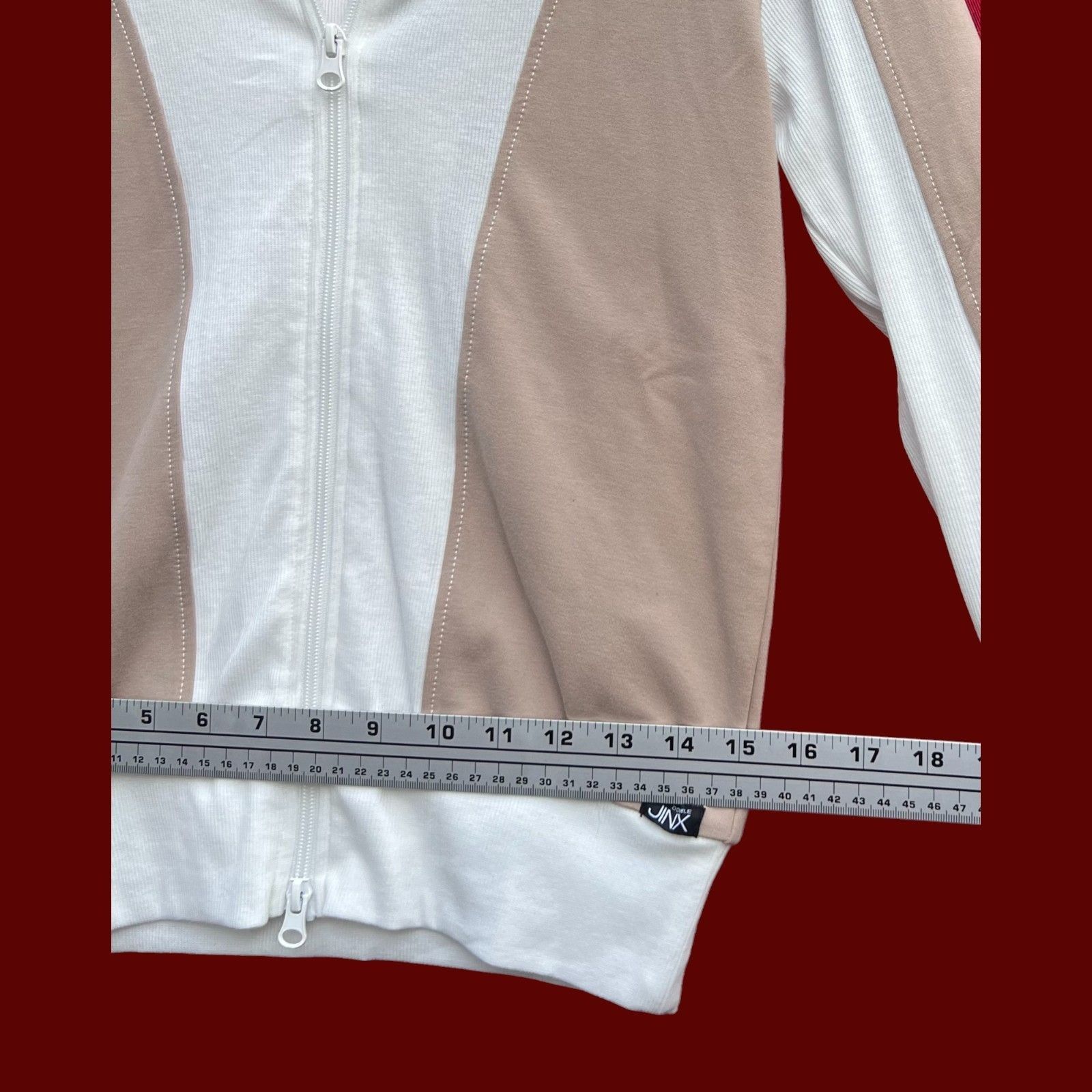 Other Double Jinx - Women's Color Block Turtleneck Sweatshirt - Be Size XS / US 0-2 / IT 36-38 - 6 Thumbnail