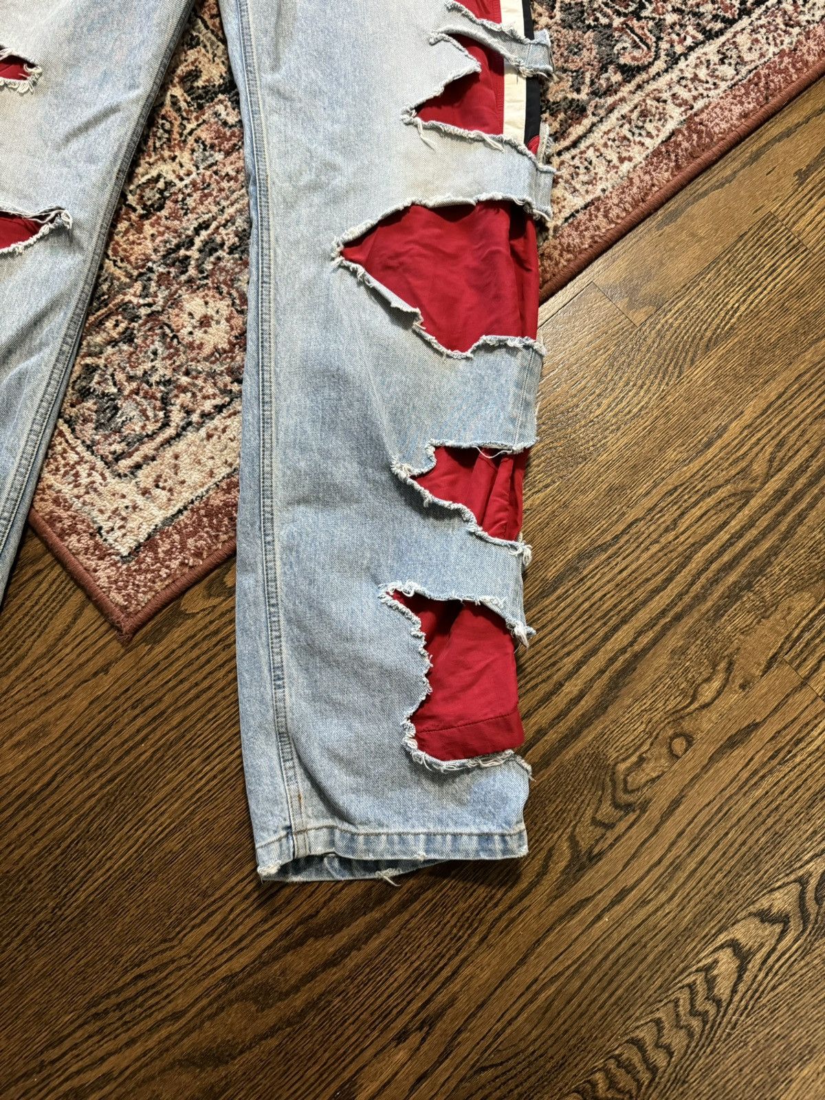 Balenciaga Balenciaga Slashed Hybrid Denim Size US 32 / EU 48 - 4 Thumbnail