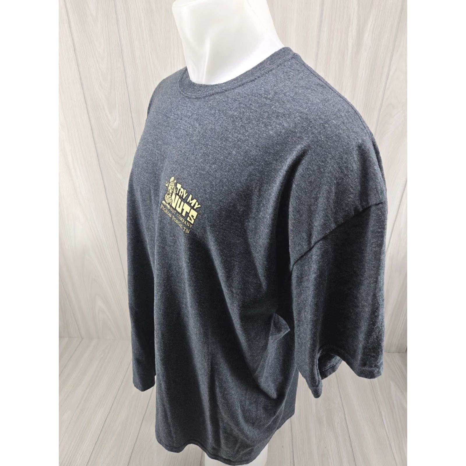 Gildan Try My Nuts Co Pigeon Forge TN T-Shirt 2XL Rod Run Gray Size US XXL / EU 58 / 5 - 5 Thumbnail