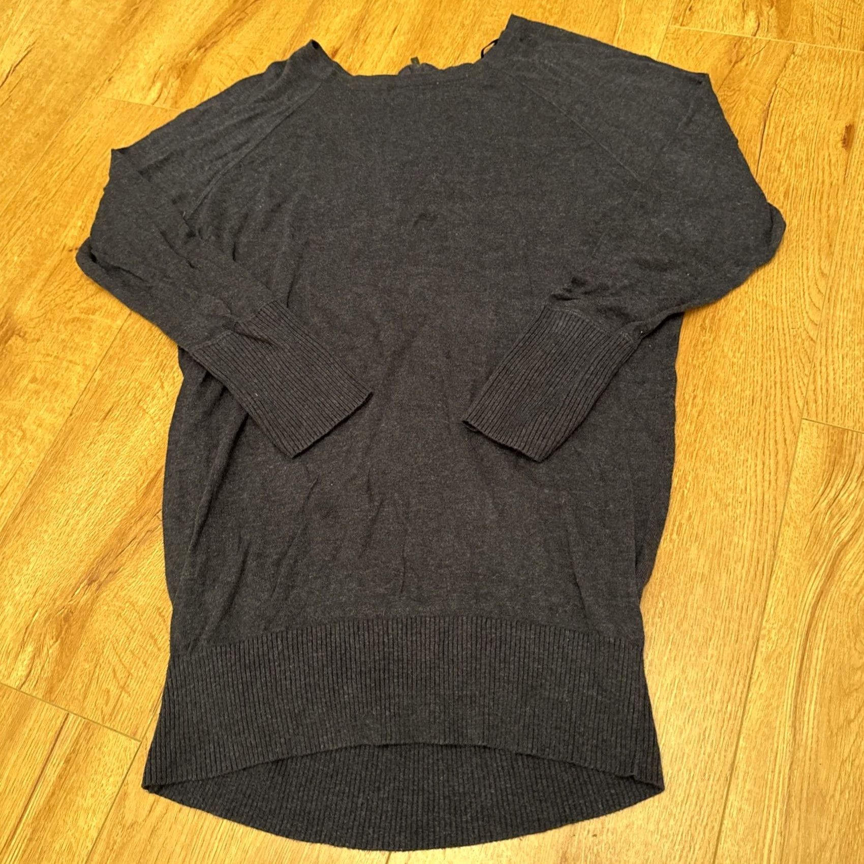 Vintage Shrinking Violet Anthropologie Blue Long Tunic Sweater Zip Back Detail Boho L Womens Sweater Size L / US 10 / IT 46 - 5 Thumbnail