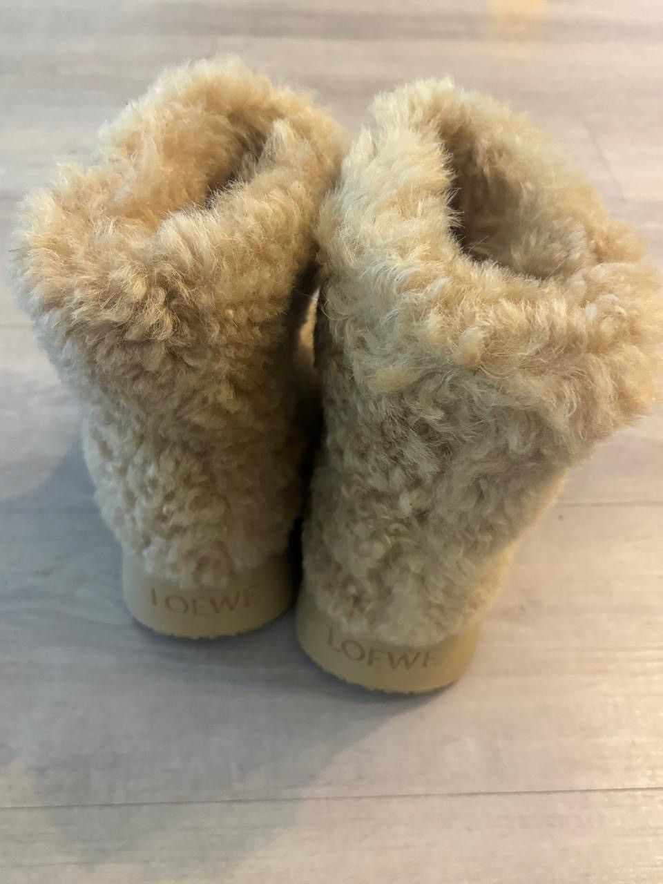 Loewe Loewe Wedge Shearling Boots Size US 5.5 / EU 38 - 4 Thumbnail