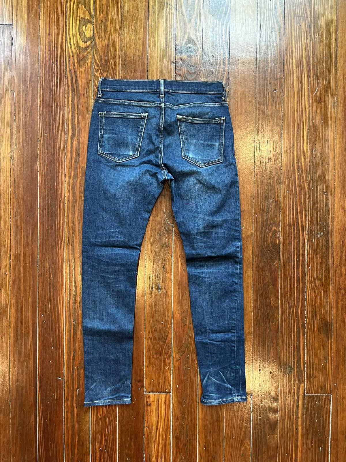 Topman Classic Topman Stretch Skinny Denim Blue Jeans Men’s 32x32 Size US 32 / EU 48 - 2 Thumbnail