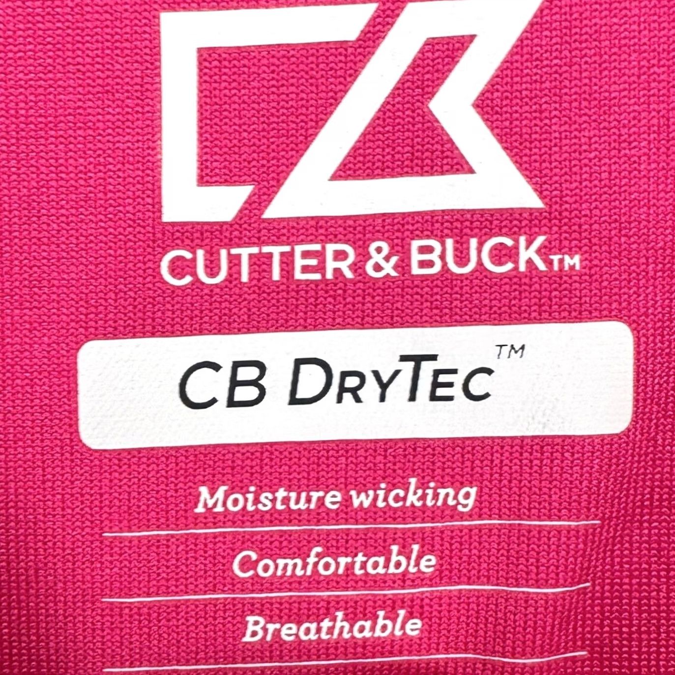 Cutter & Buck Cutter & Buck CB DryTec Mens Golf Polo Shirt L Pink White Colorblock Rugby Shirt Size US L / EU 52-54 / 3 - 4 Thumbnail