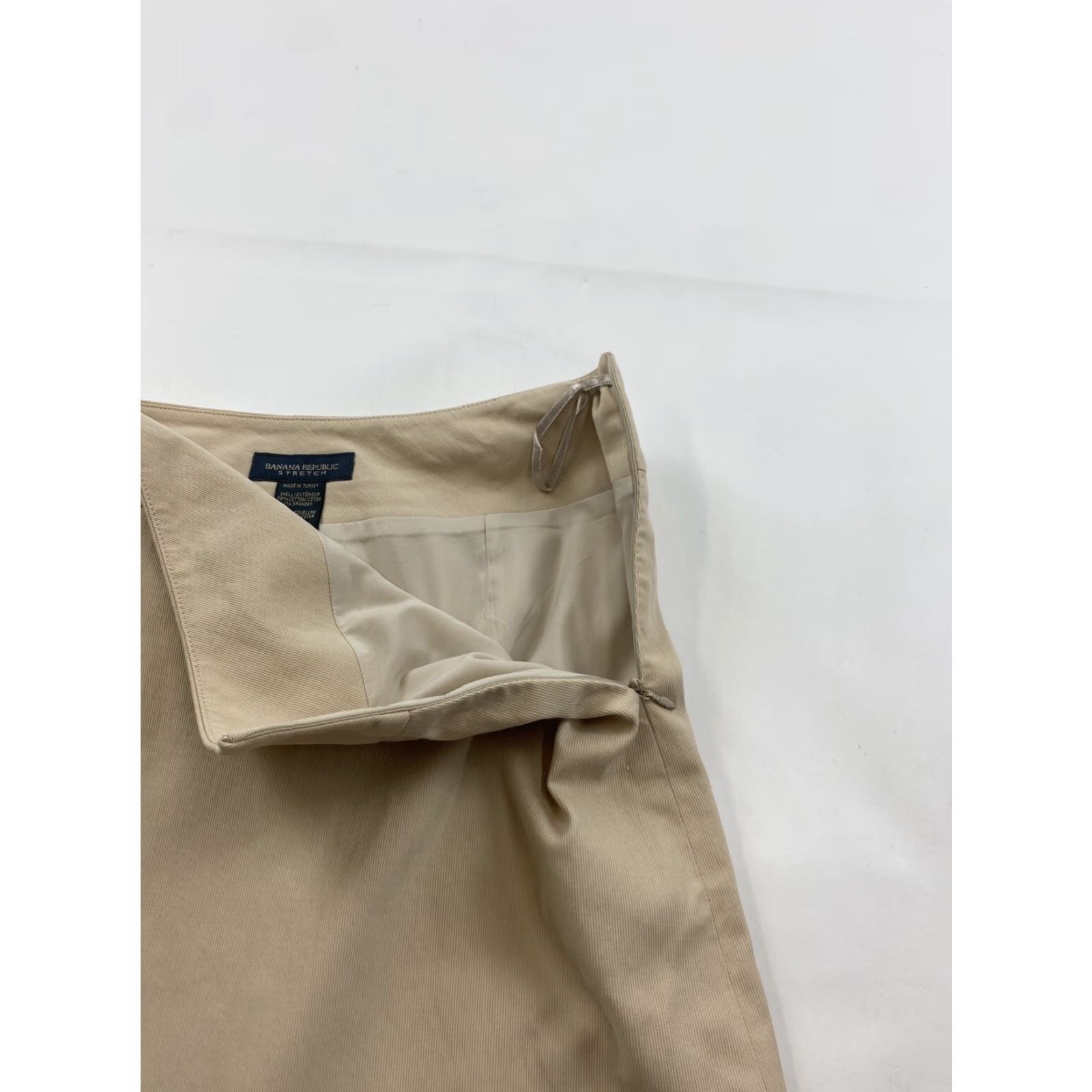 Banana Republic Banana Republic Skirt Womens Size 4 Beige Stretch A-Line Regular Skirt Women 4 Beige Stretch Size 27" / US 4 / IT 40 - 4 Thumbnail