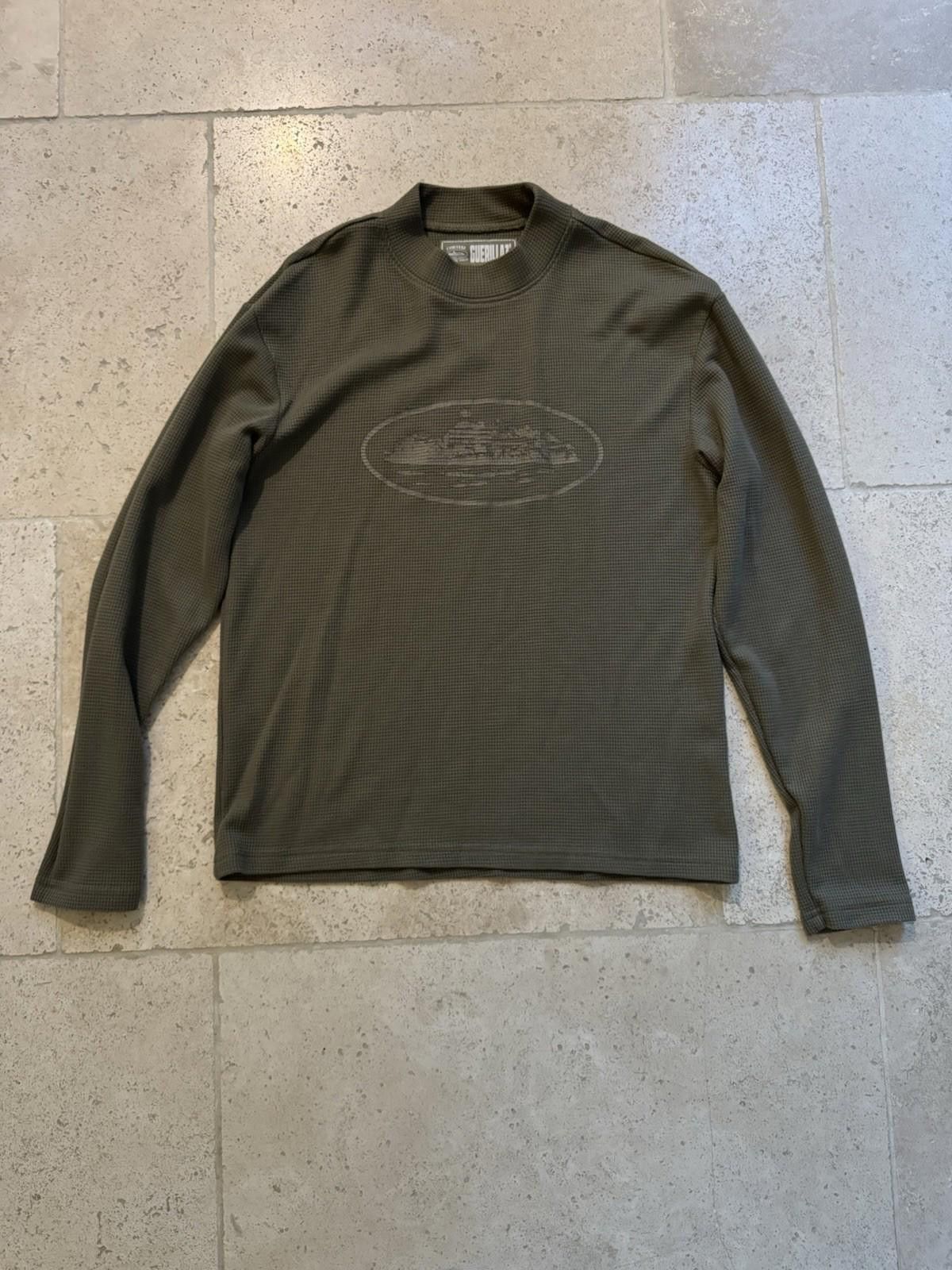Corteiz CRTZ Corteiz Khaki Long Sleeve Base Layee Size Small Size S / US 4 / IT 40 - 1 Thumbnail