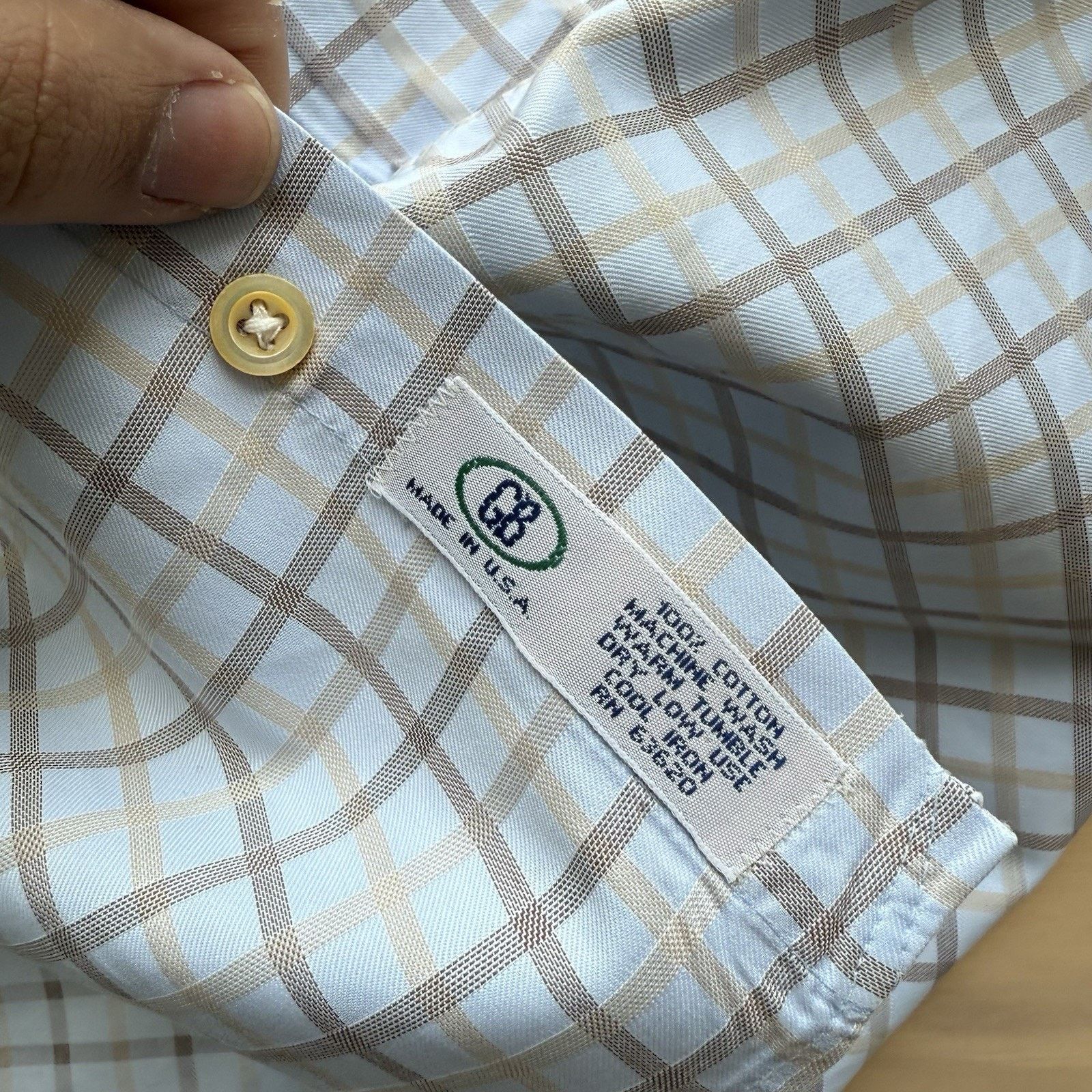 Burberry Burberry Shirt Large Multicolor Plaid Oxford London Designer Size US L / EU 52-54 / 3 - 6 Thumbnail