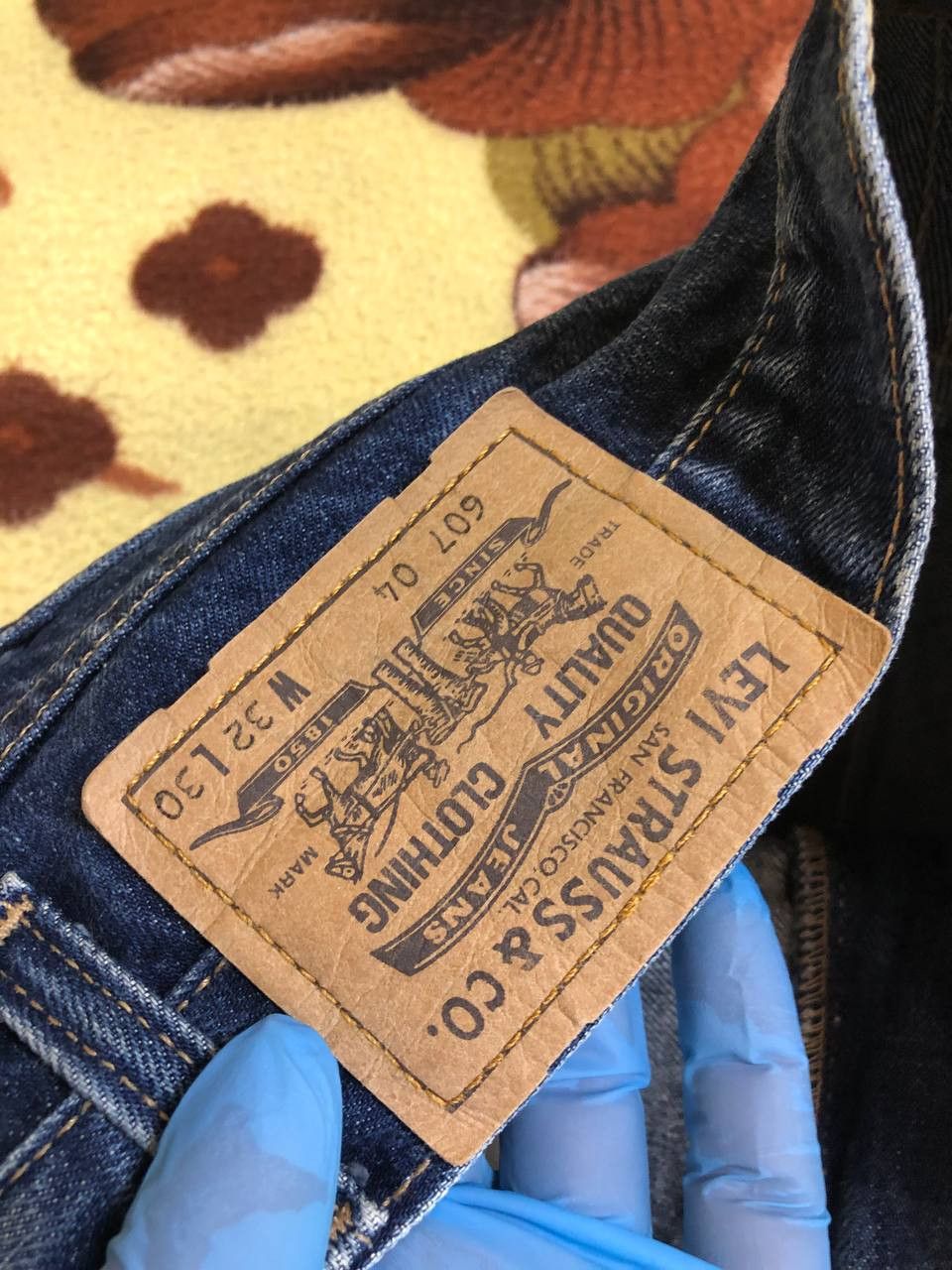 Levi's Vintage Levi's 607 Regular Fit Straight Leg Jeans Size US 32 / EU 48 - 4 Thumbnail