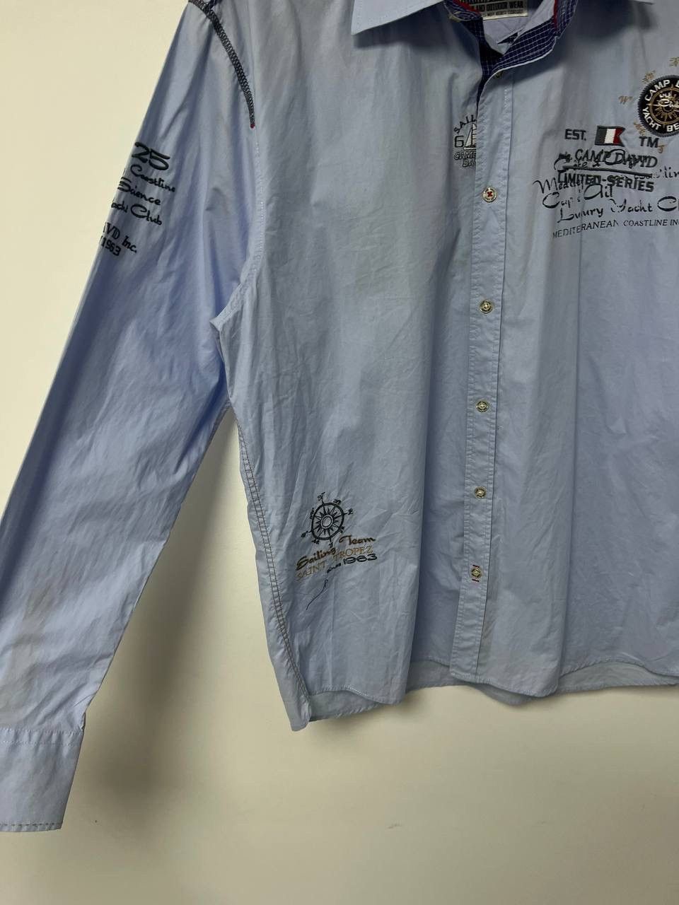 Camp David Camp David Muscle Fit Button Down Shirt Urban and Outdoor XL Size US XL / EU 56 / 4 - 8 Thumbnail
