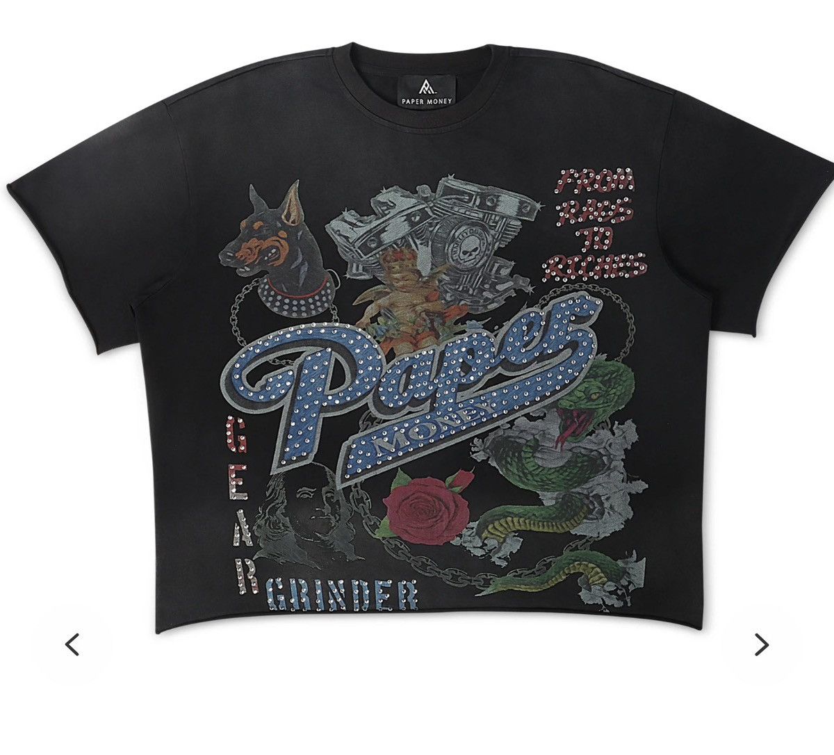 Other Brand New PAPER MONEY “ FOR THE DOGS” TEE - Size US XL / EU 56 / 4 - 4 Thumbnail