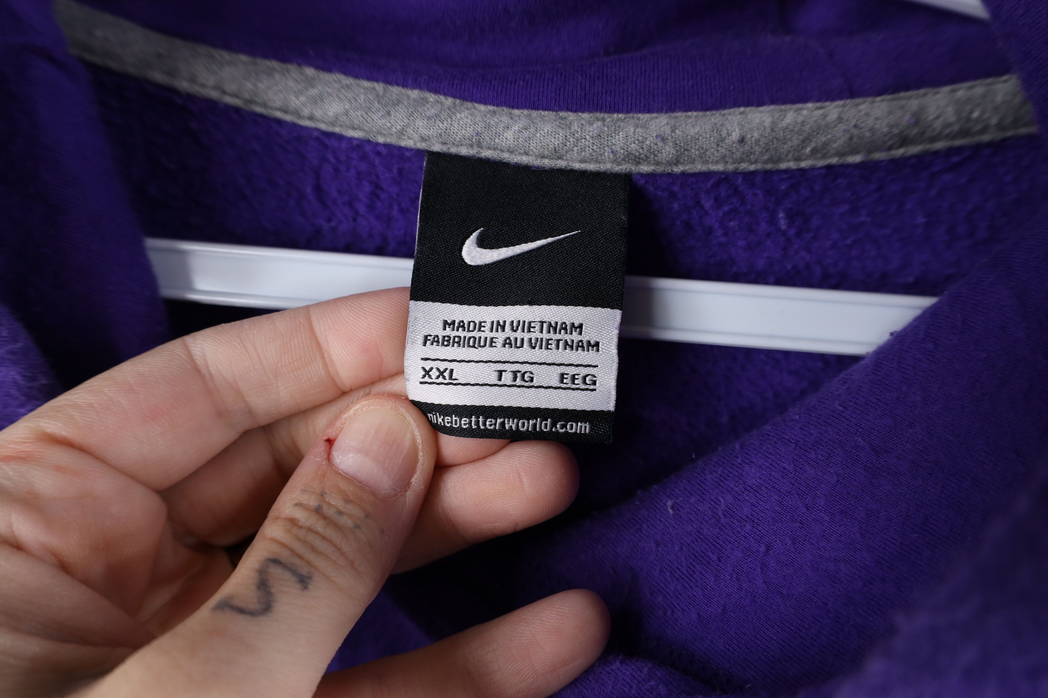 Nike Nike Swoosh Team Issued Albion University Football Hoodie Size US XXL / EU 58 / 5 - 10 Thumbnail
