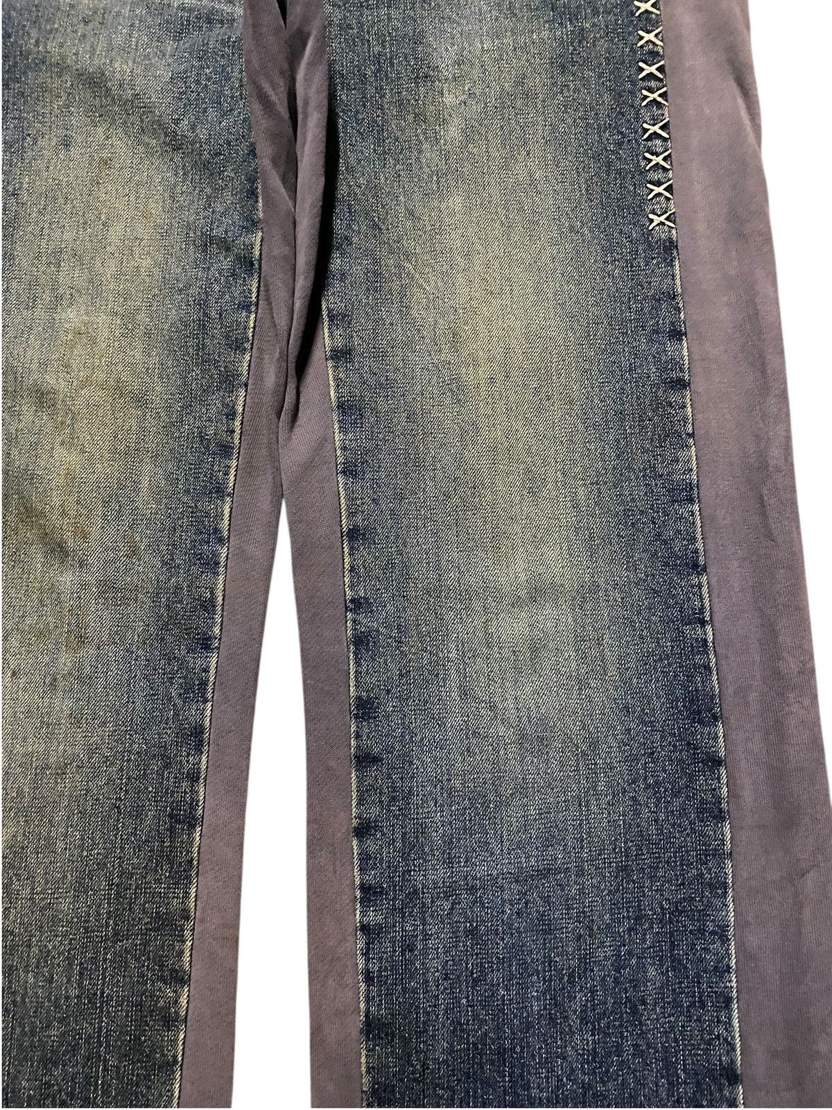 Kapital Rare Japanese Ozone Rock Brand Mud Wash Baggy Jeans Size US 34 / EU 50 - 10 Thumbnail