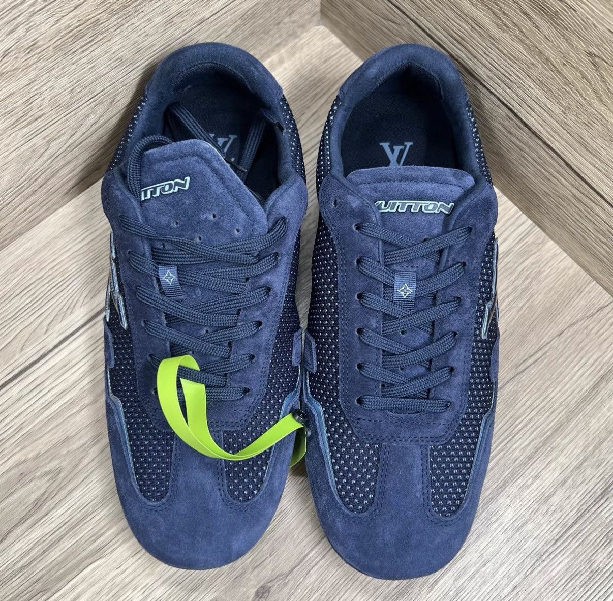 Louis Vuitton Louis Vuitton Rally Blue Retro Sneakers J41 Size US 7 / EU 40 - 3 Thumbnail
