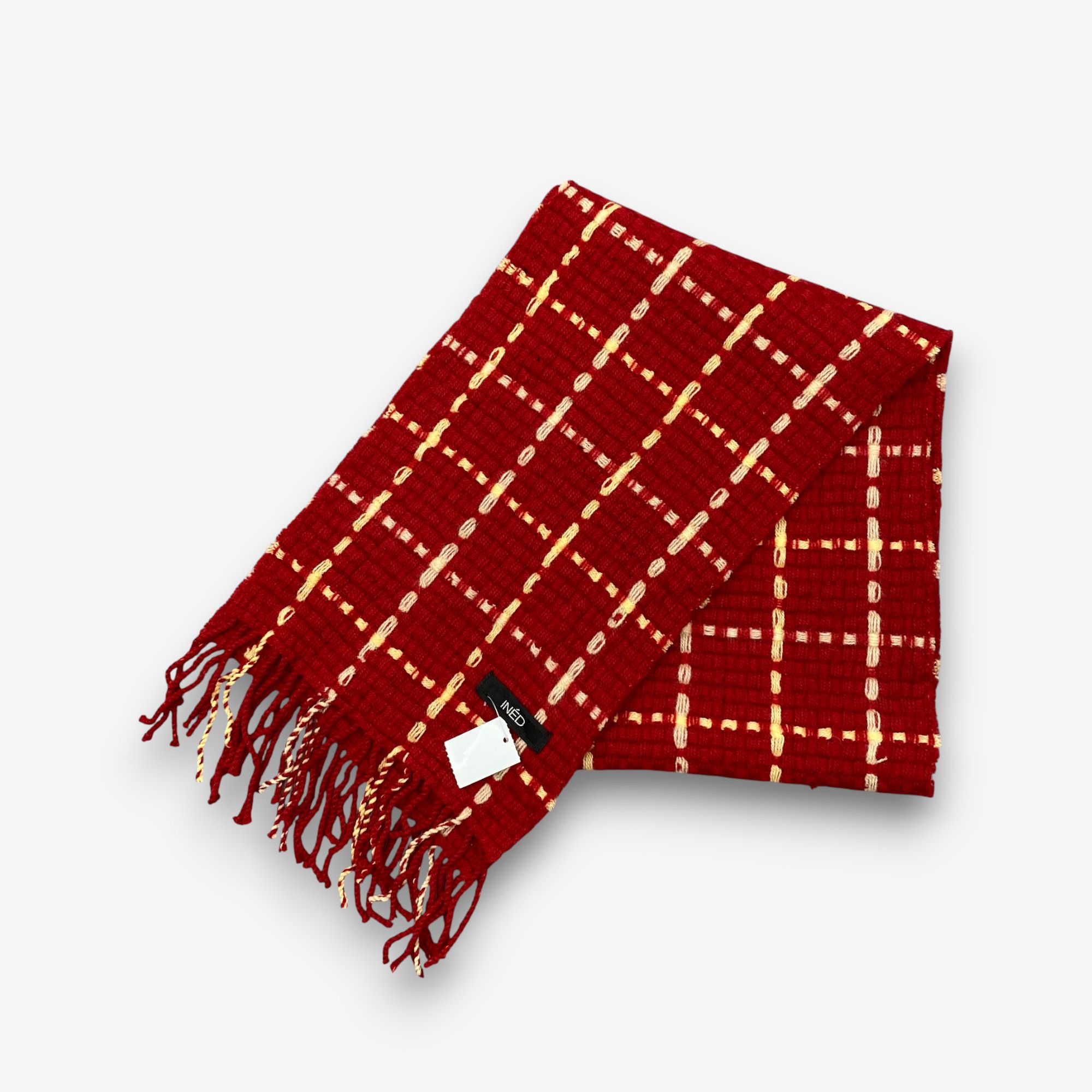 Yohji Yamamoto Vintage Ined Scarf Yohji Yamamoto Muffler Wool Scarves Size ONE SIZE - 2 Thumbnail