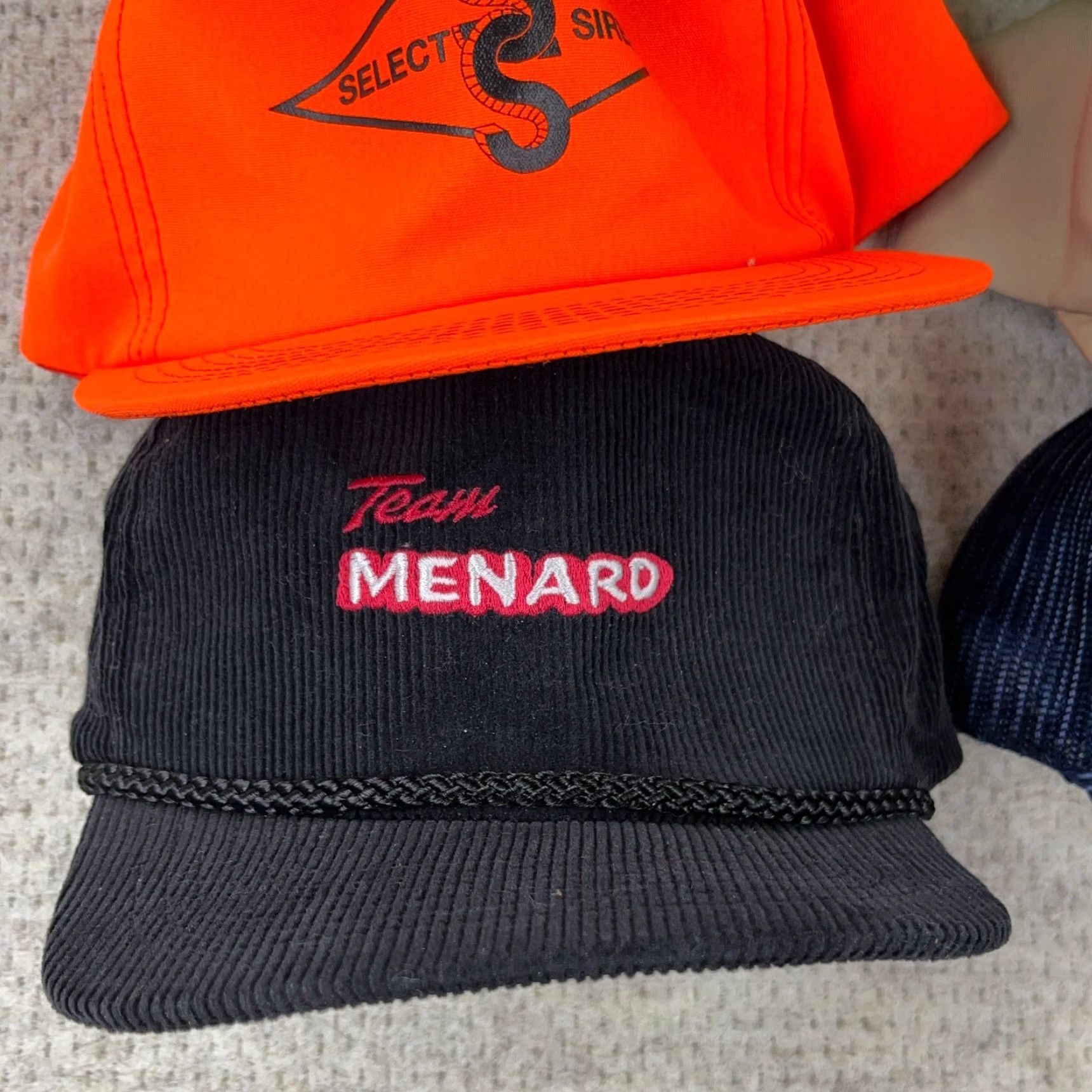 Logo 7 Vintage Trucker Hat Lot Snapback Cap 80s 90s USA Advertising Logo Rope M12 Size ONE SIZE - 2 Thumbnail