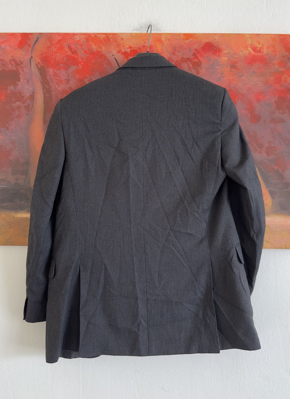 Gianfranco Ferre Gianfranco Ferre Dark Gray Wool Blazer Size 46 Size 46S - 11 Thumbnail