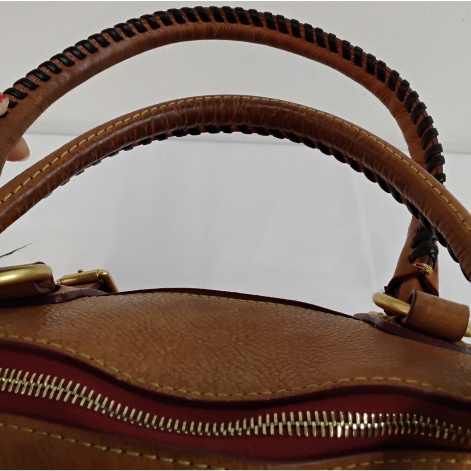 Dooney & Bourke Dooney & Bourke Italian Leather Satchel Bag Brown Purse Size ONE SIZE - 11 Thumbnail