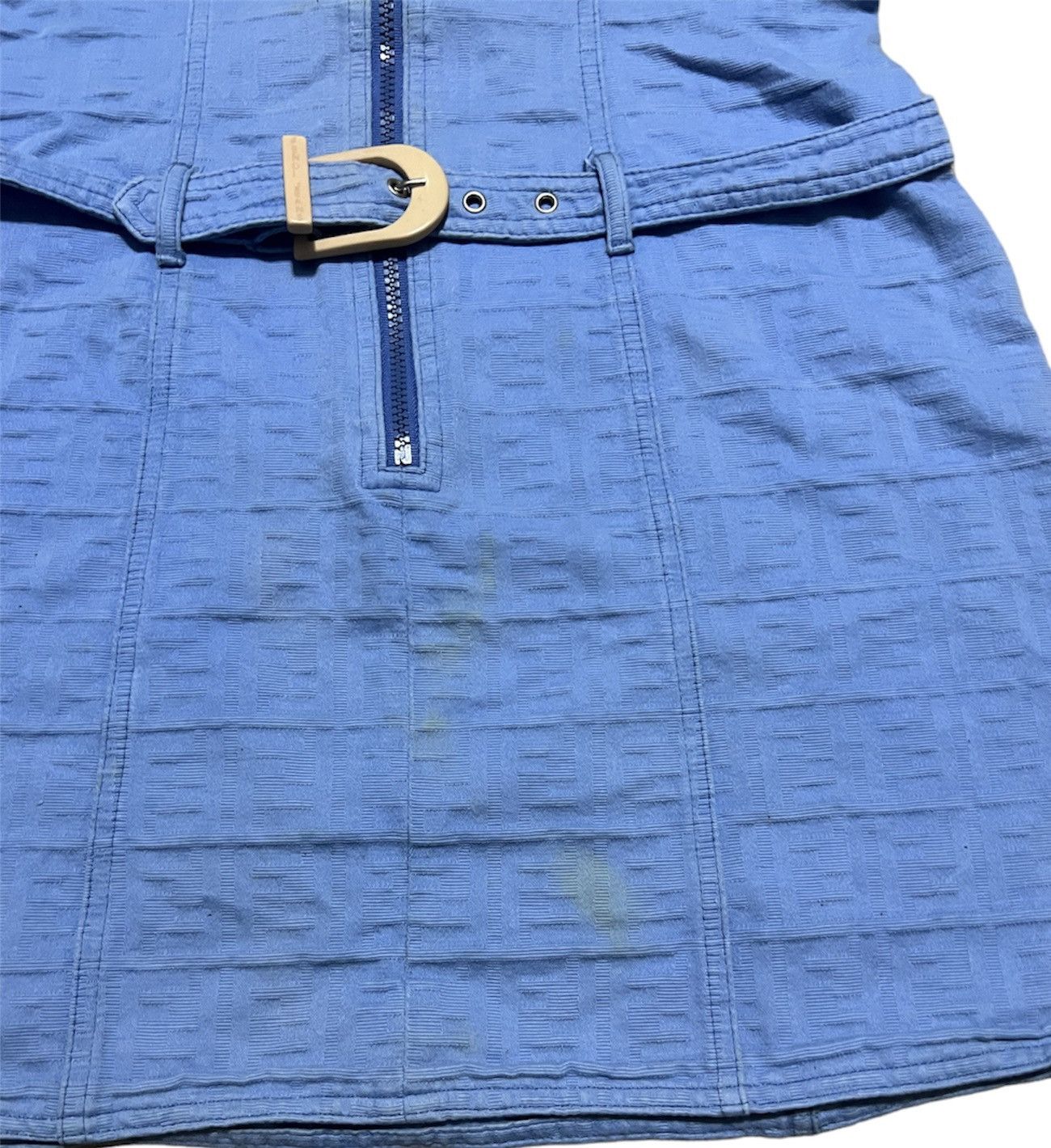 Fendi FENDI Zucca Monogram Zip Up Dress Size M / US 6-8 / IT 42-44 - 7 Thumbnail